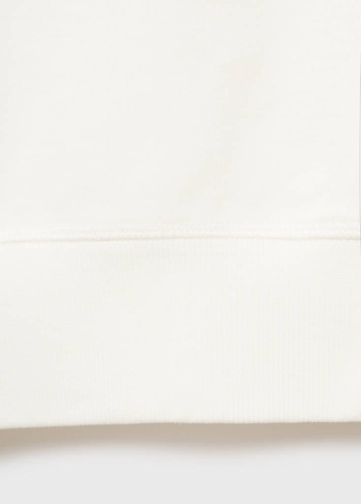 Printed cotton sweatshirt — Off White