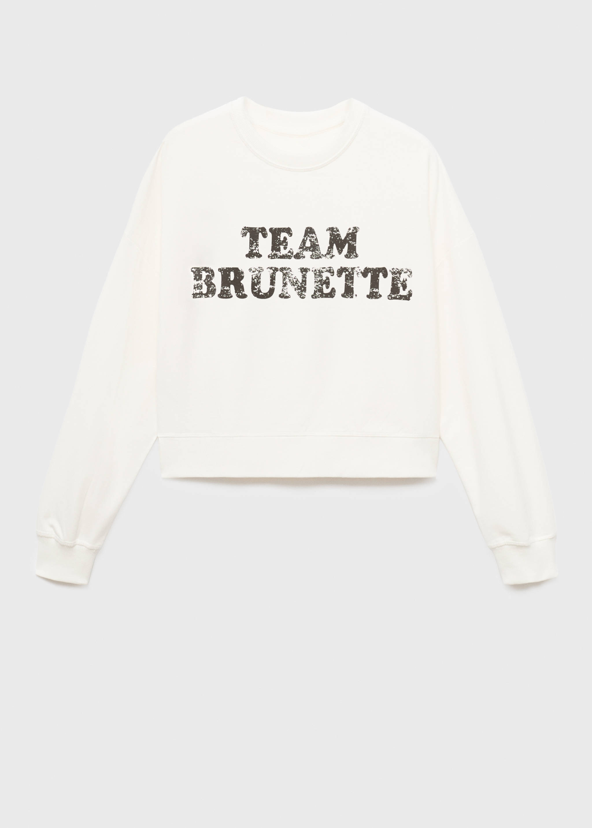 Printed cotton sweatshirt - Article without model