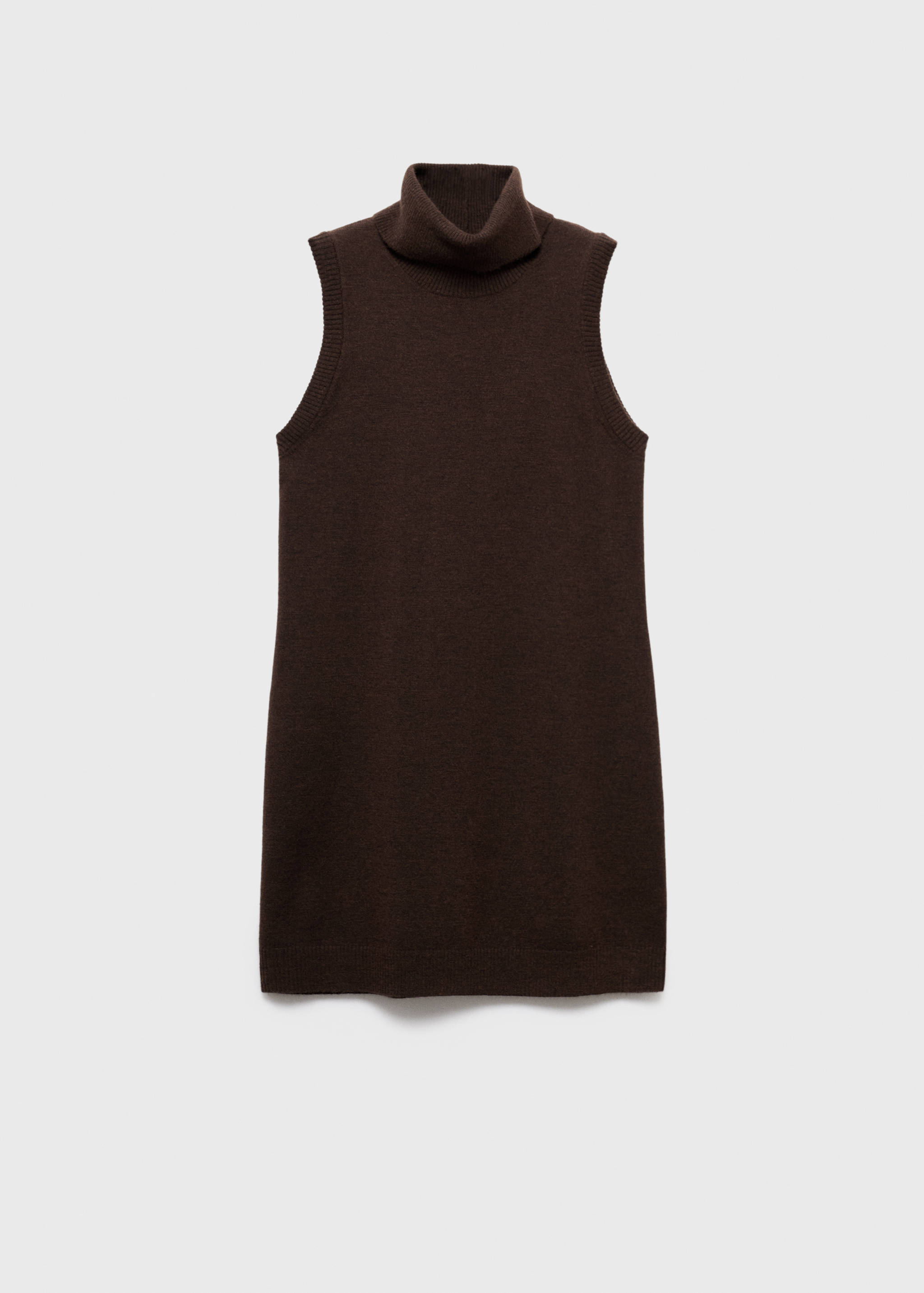 Knitted turtleneck dress - Article without model