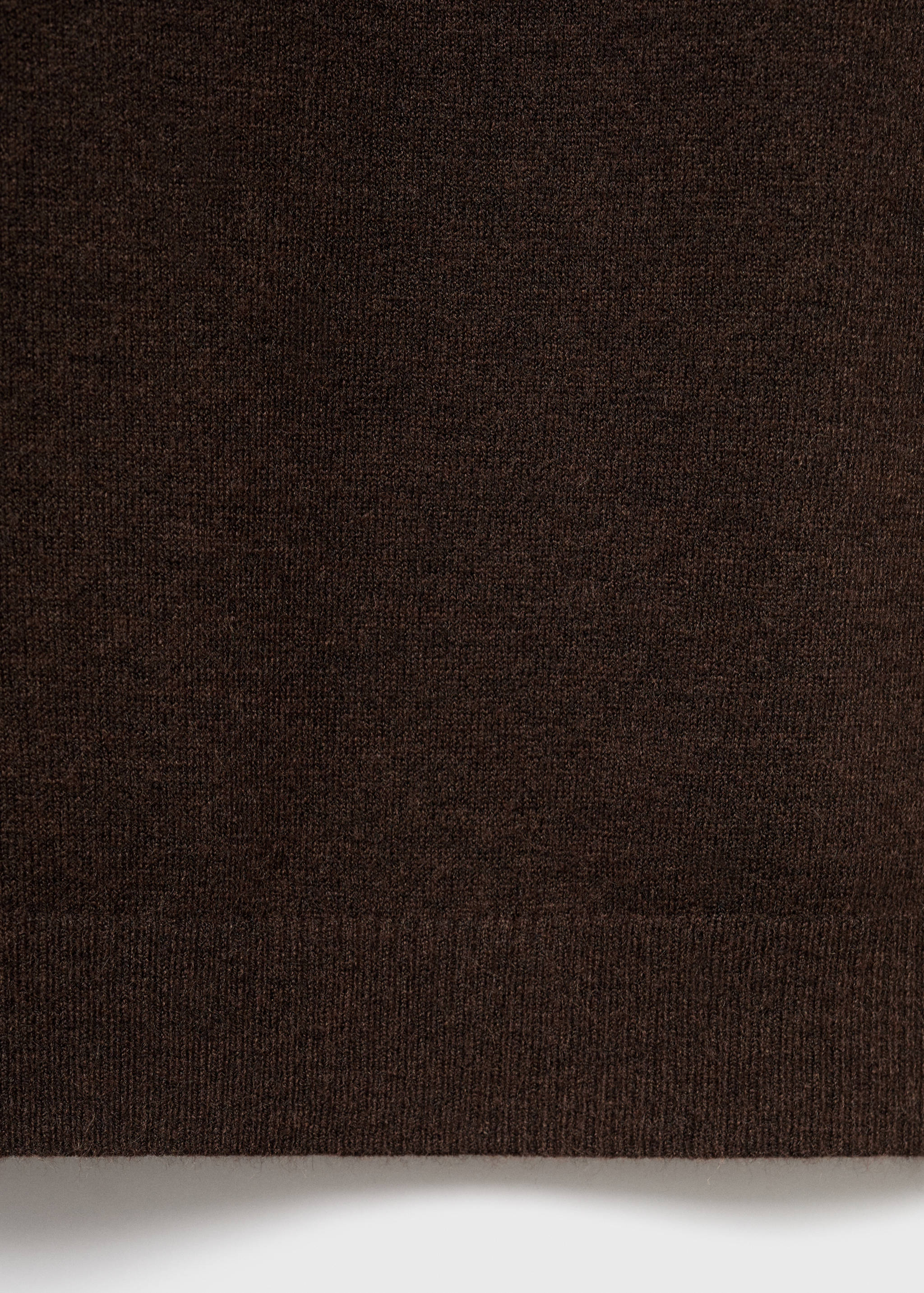 Knitted turtleneck dress - Details of the article 0