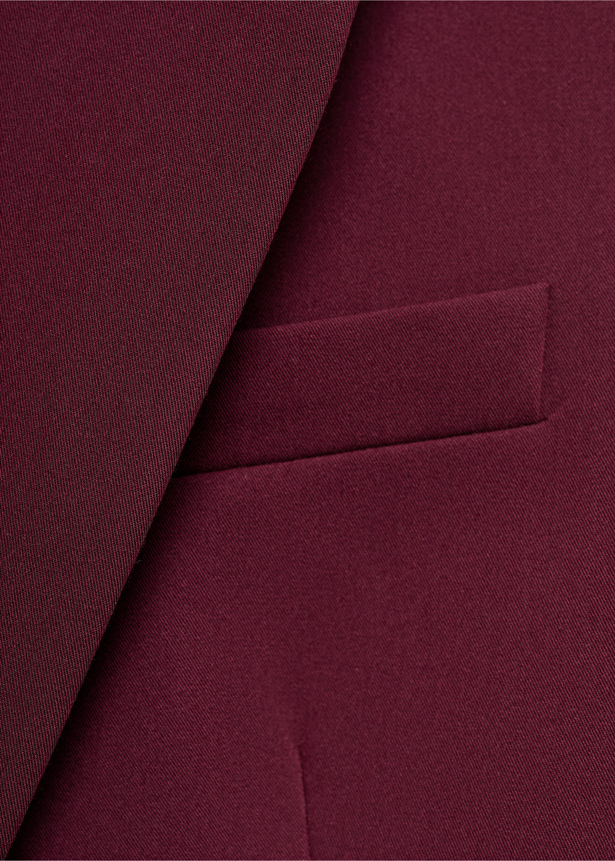 Blazer traje entallada - Detalle del artículo 0, Vino. Ref: 17045806-00.