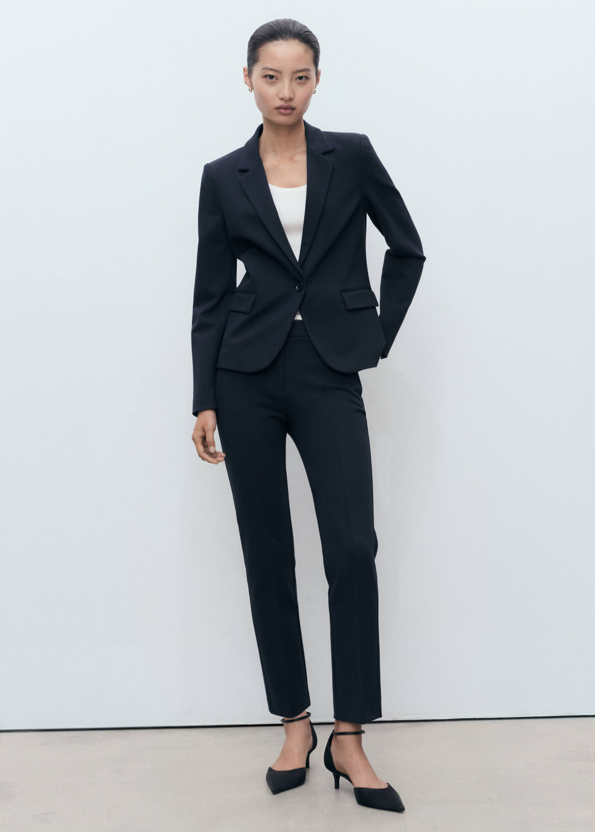 Pantalon droit taille normale - Plan général