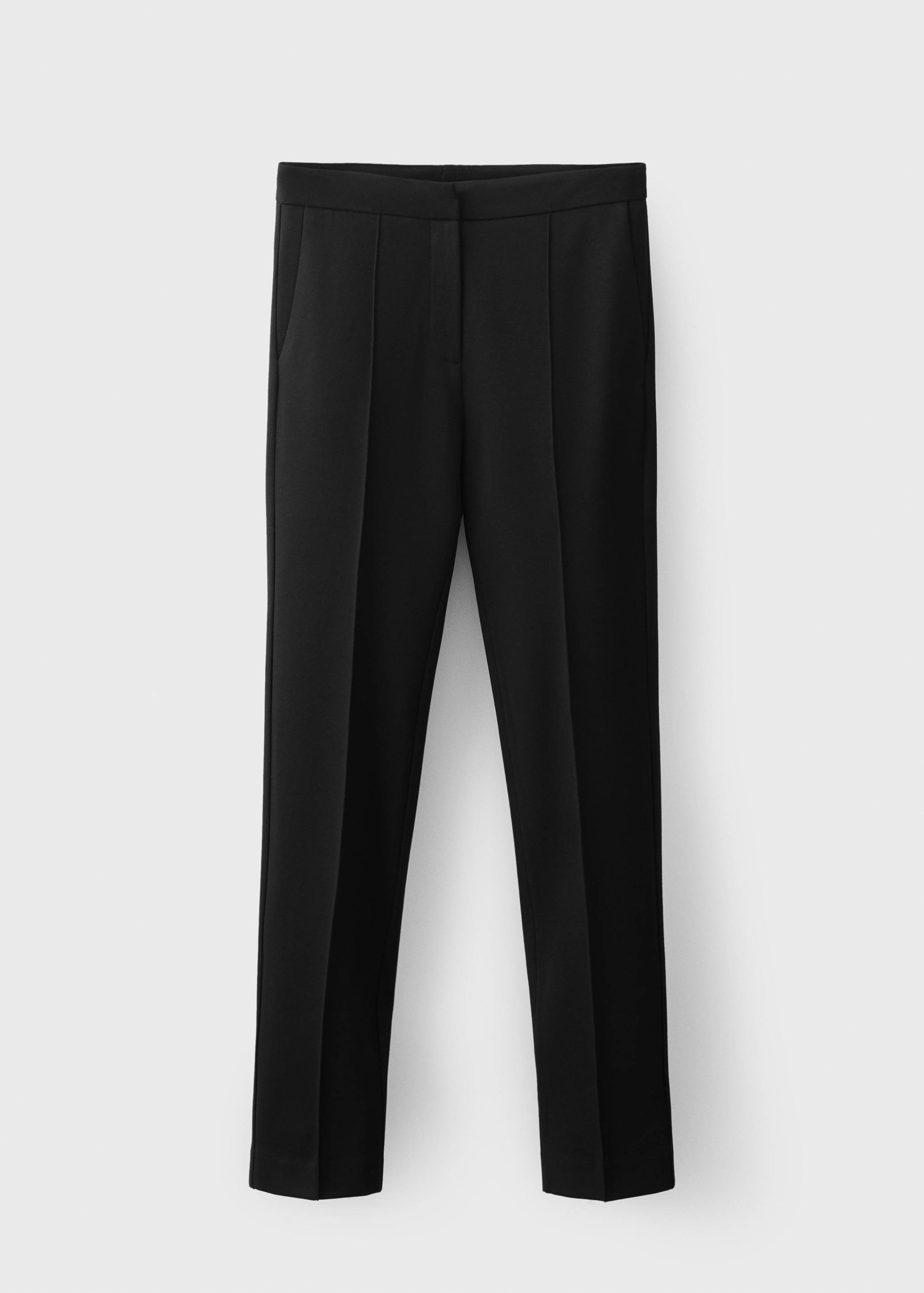Straight mid-rise trousers - Article without model