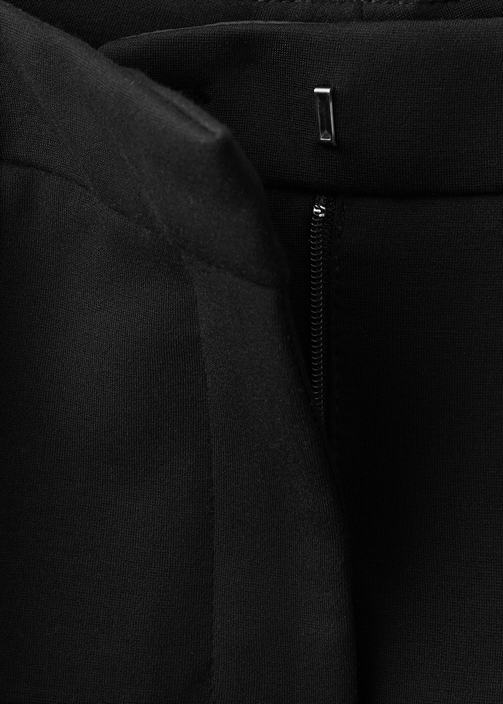 Straight mid-rise trousers - Details of the article 8
