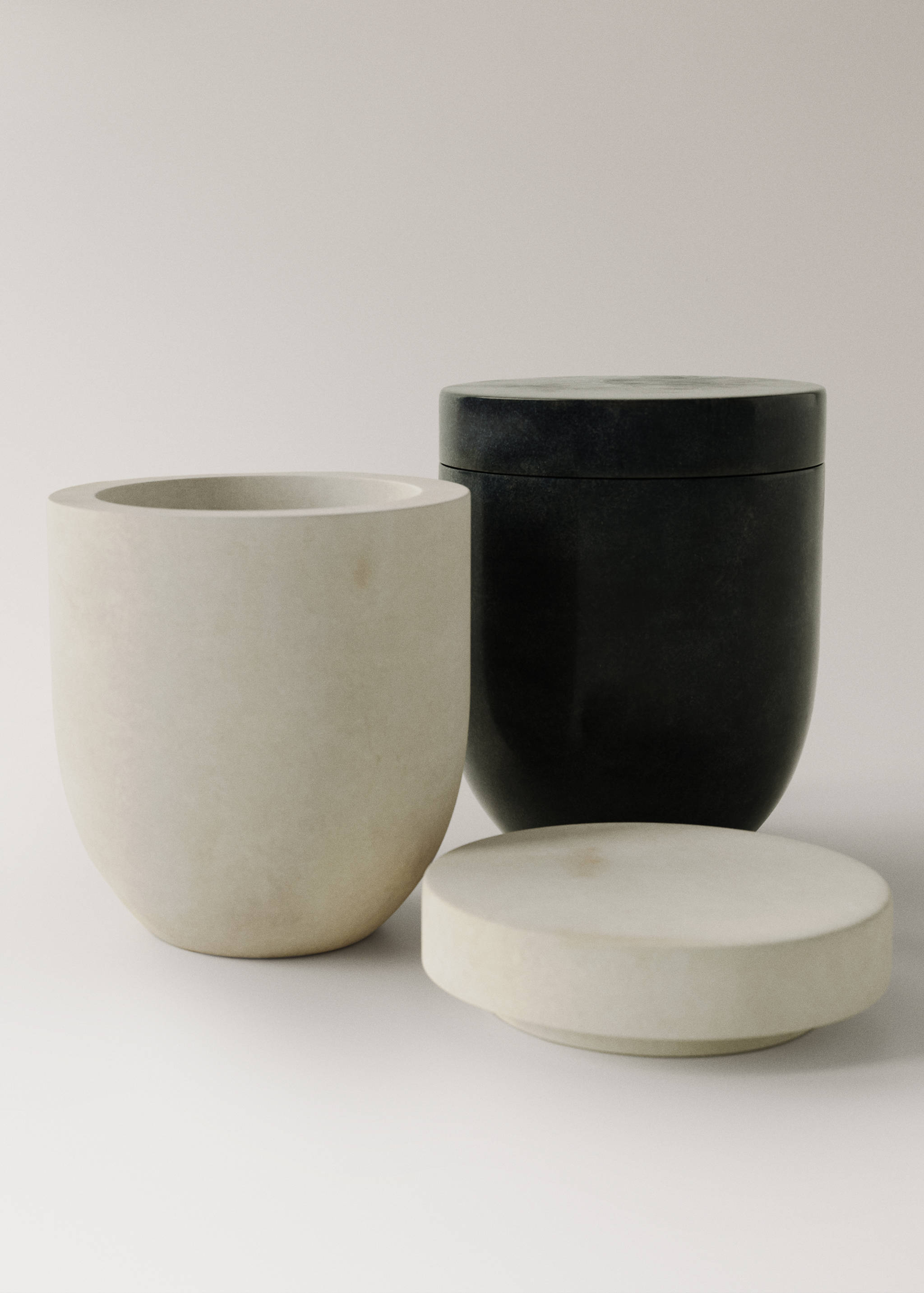 Солонка і перечниця з мармуру - Детальніше про товар 3