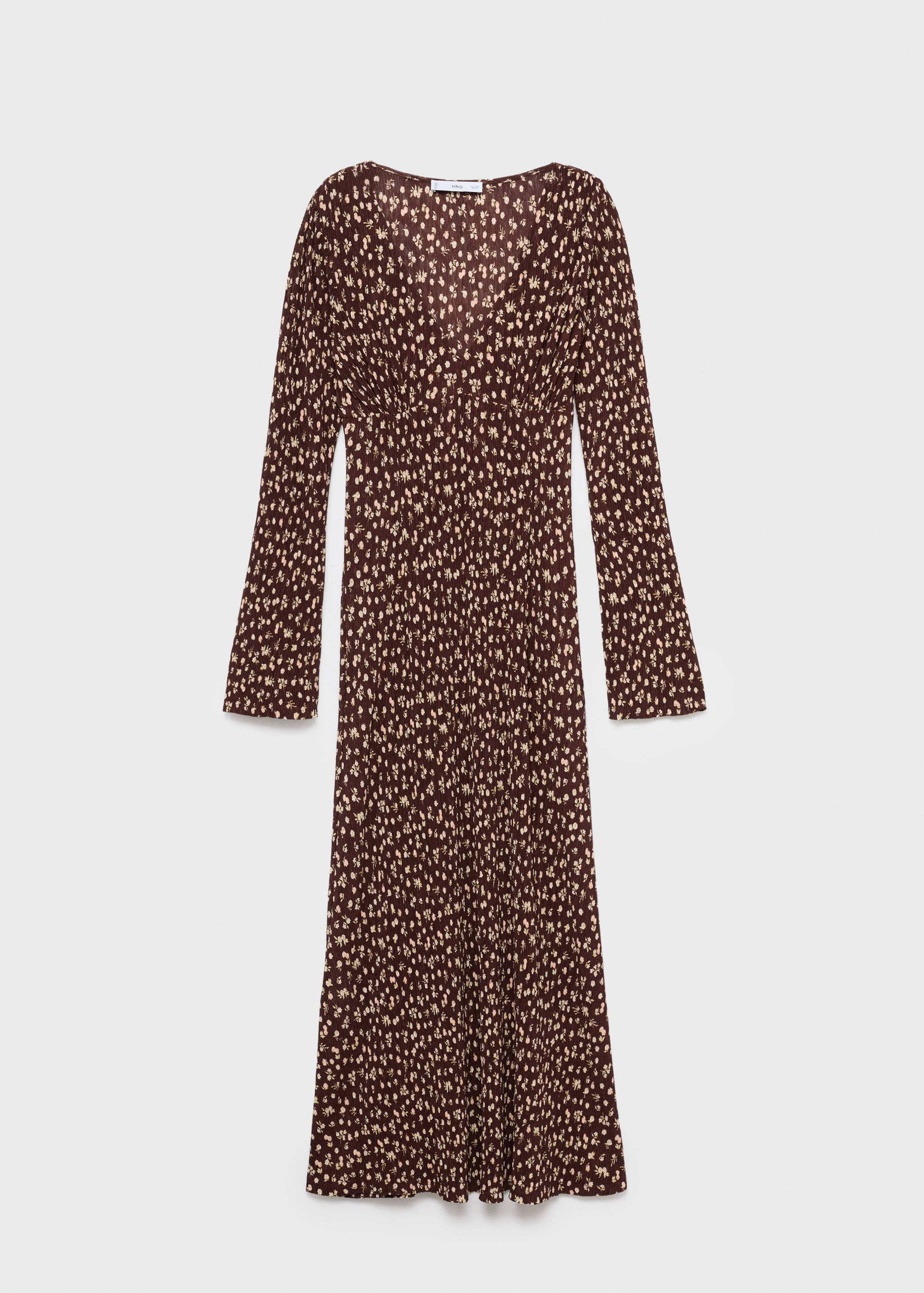 Printed V-neck dress - Article without model