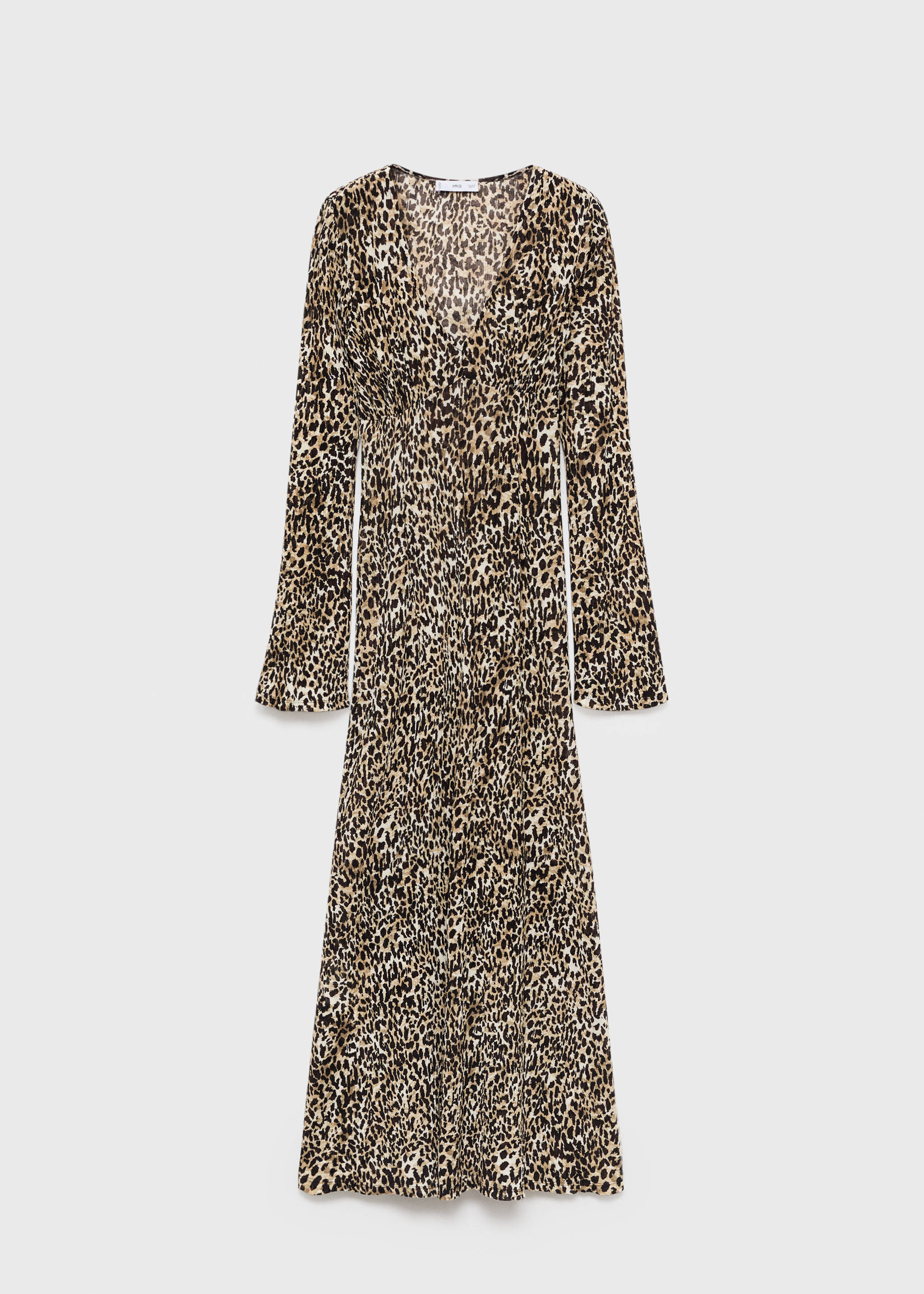 Printed V-neck dress - Article without model