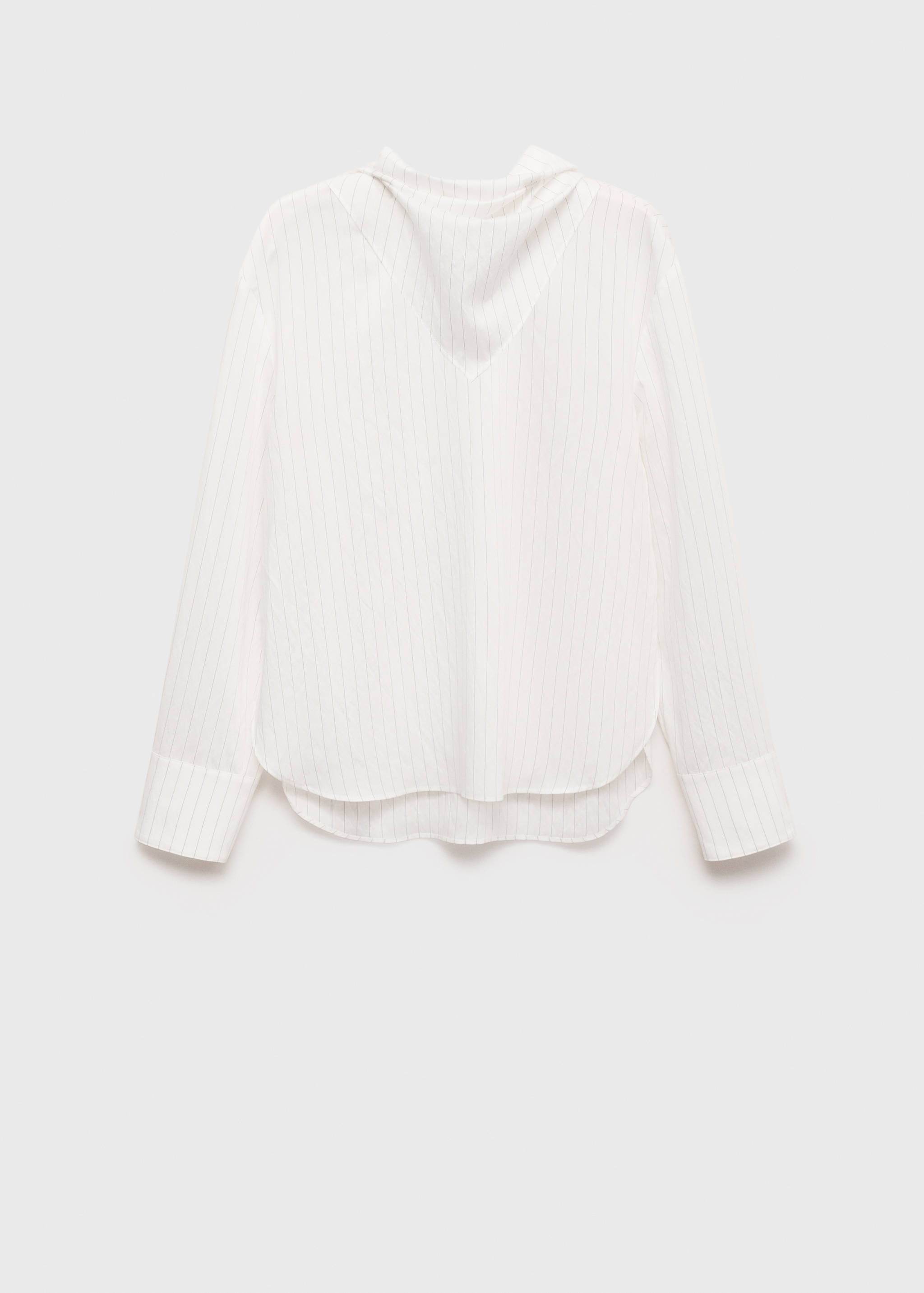 Striped blouse with handkerchief - Details of the article 8