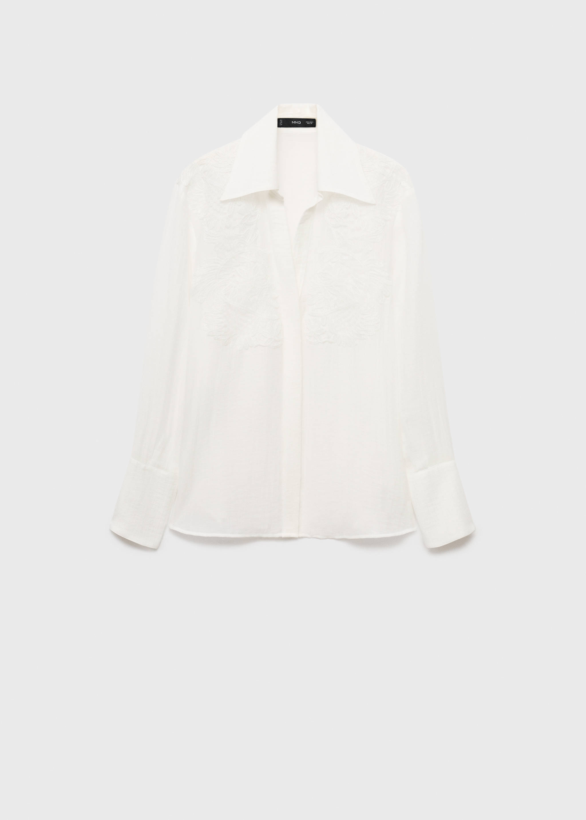 Lyocell shirt with patches - Article without model