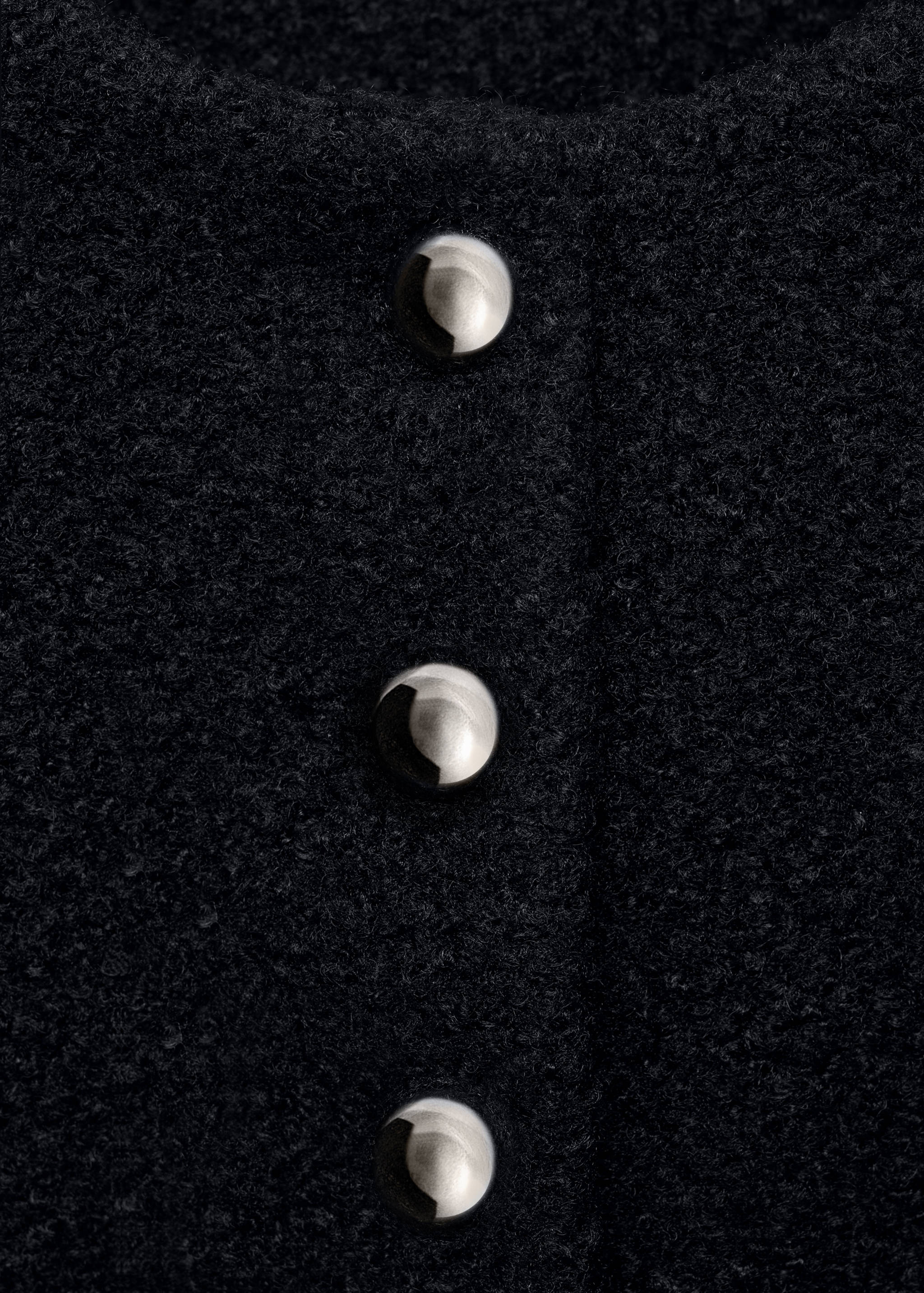 Buklé kabát ékszergombokkal - A termék adatai 8