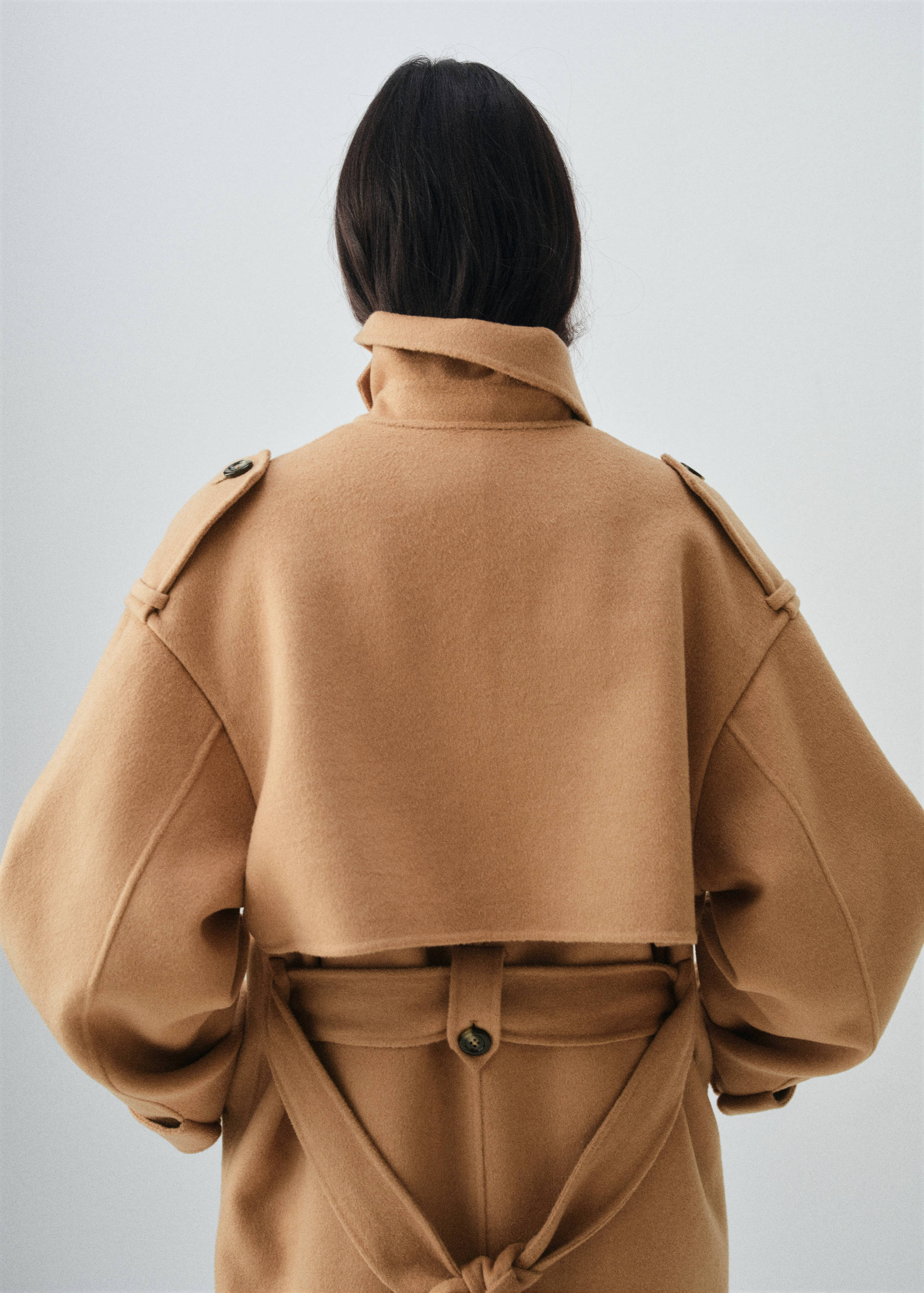Double-breasted wool coat - Details of the article 2