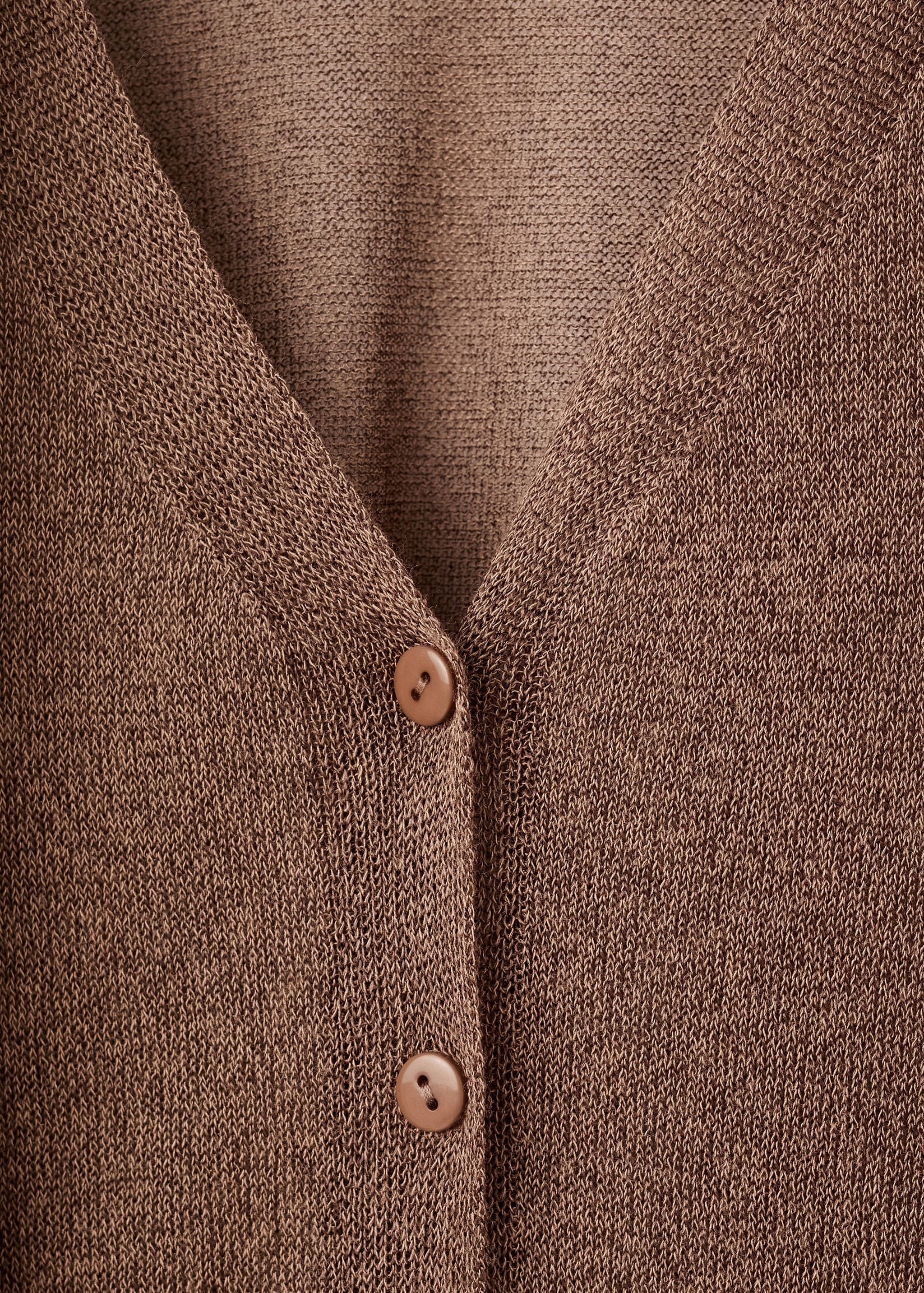 Fine-knit cardigan with foulard - Details of the article 8