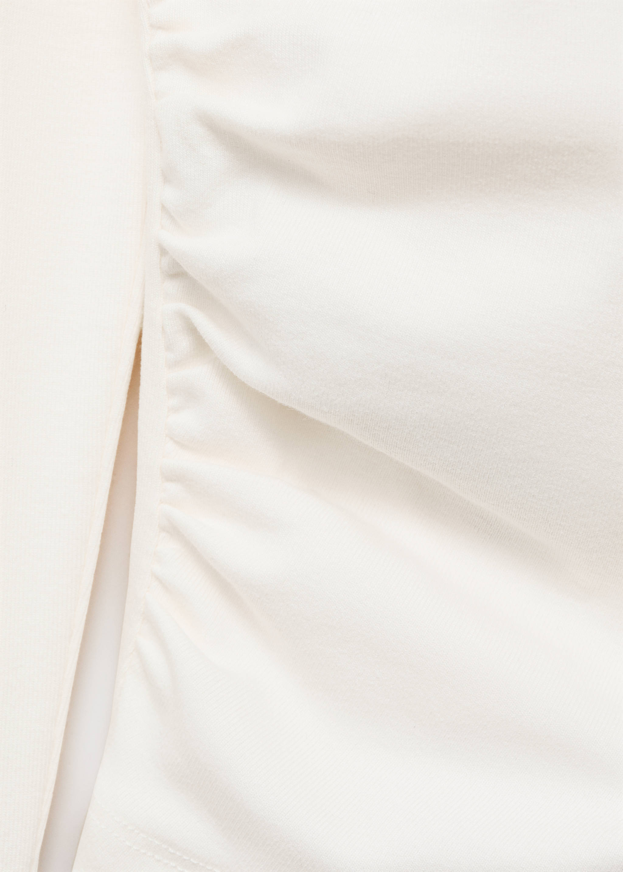 Long-sleeved t-shirt with asymmetrical neckline - Details of the article 0