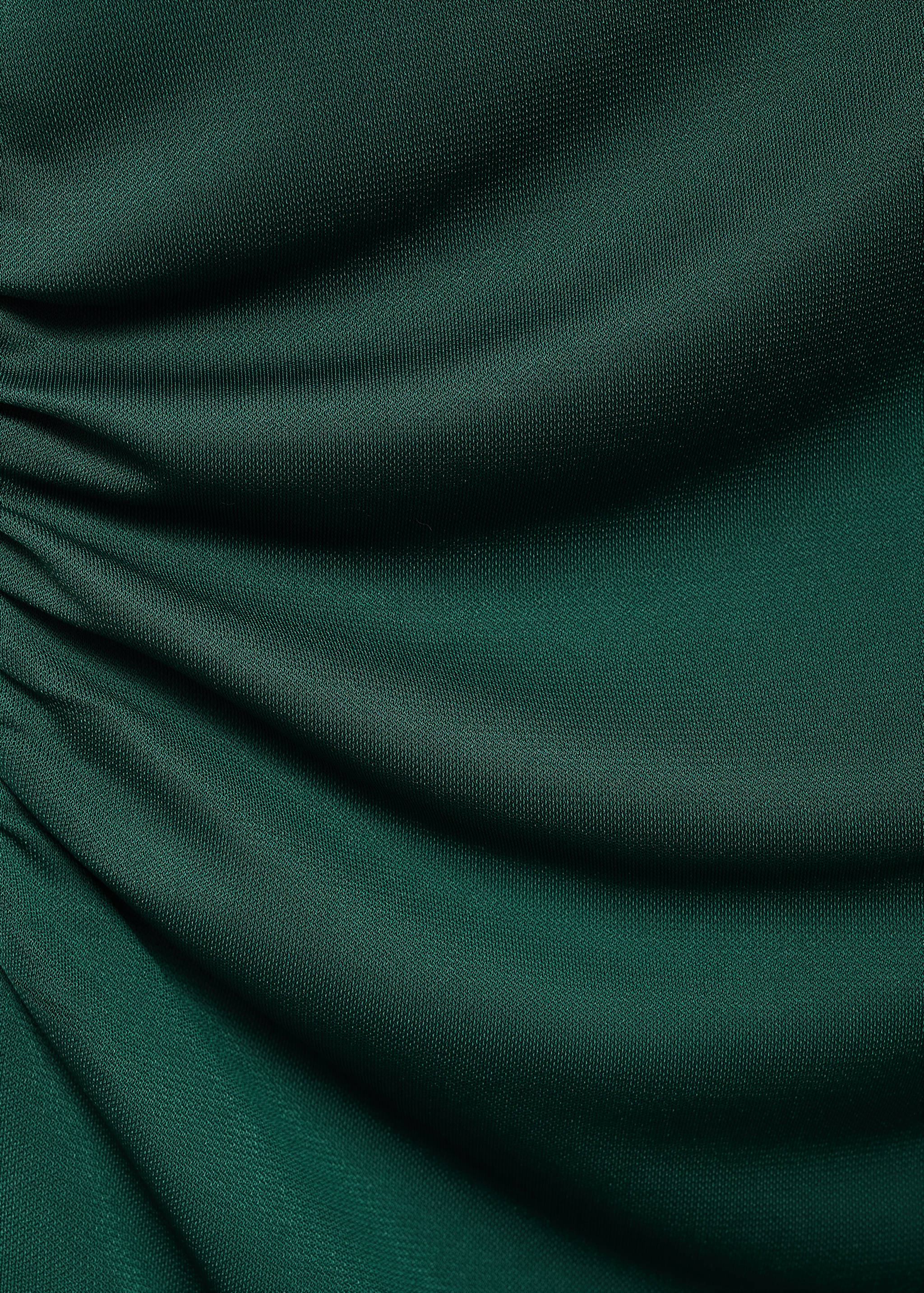 T-shirt com gola assimétrica e rufados - Pormenor do artigo 0