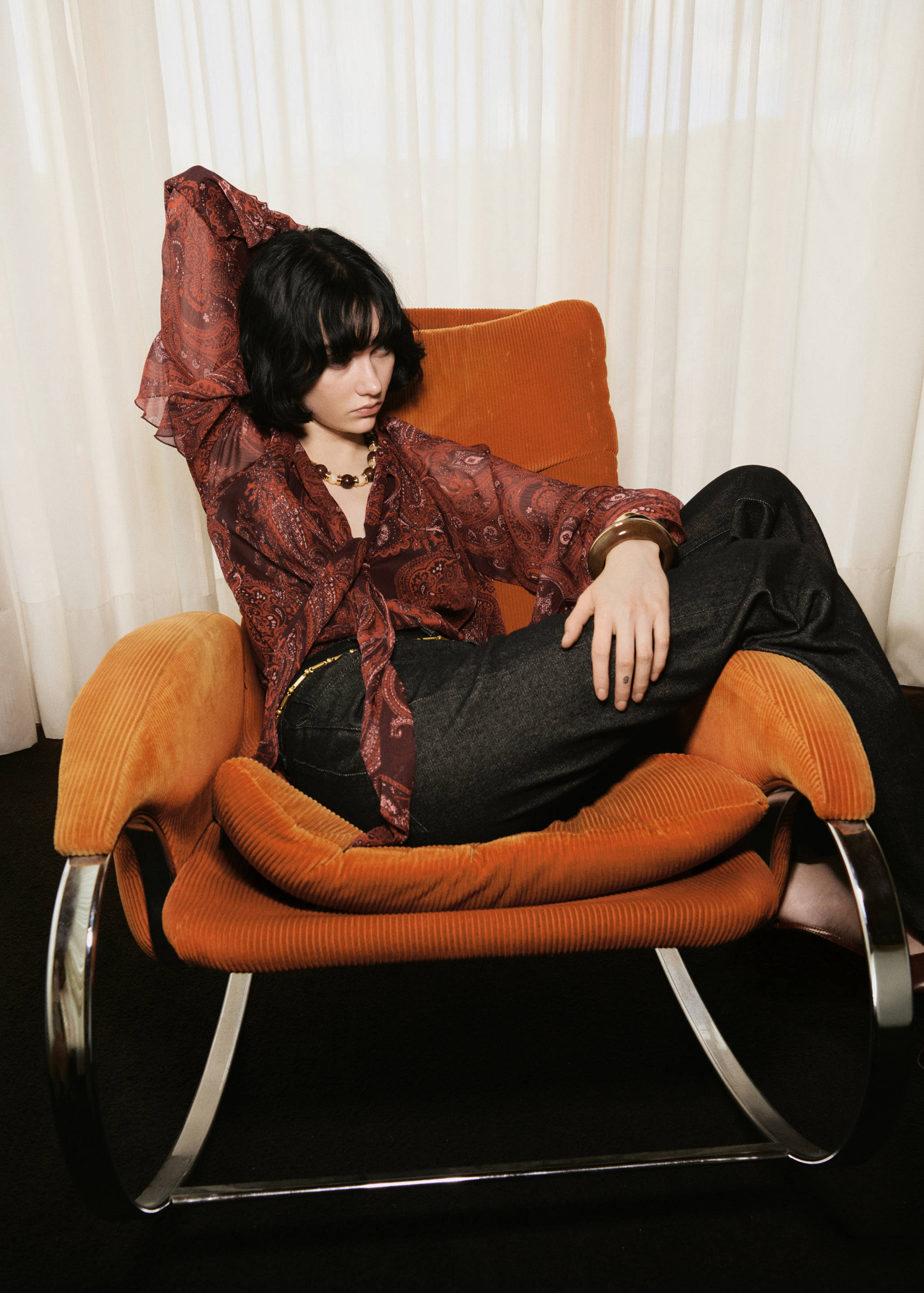 Bluse mit Paisley-Muster - Detail des Artikels 2