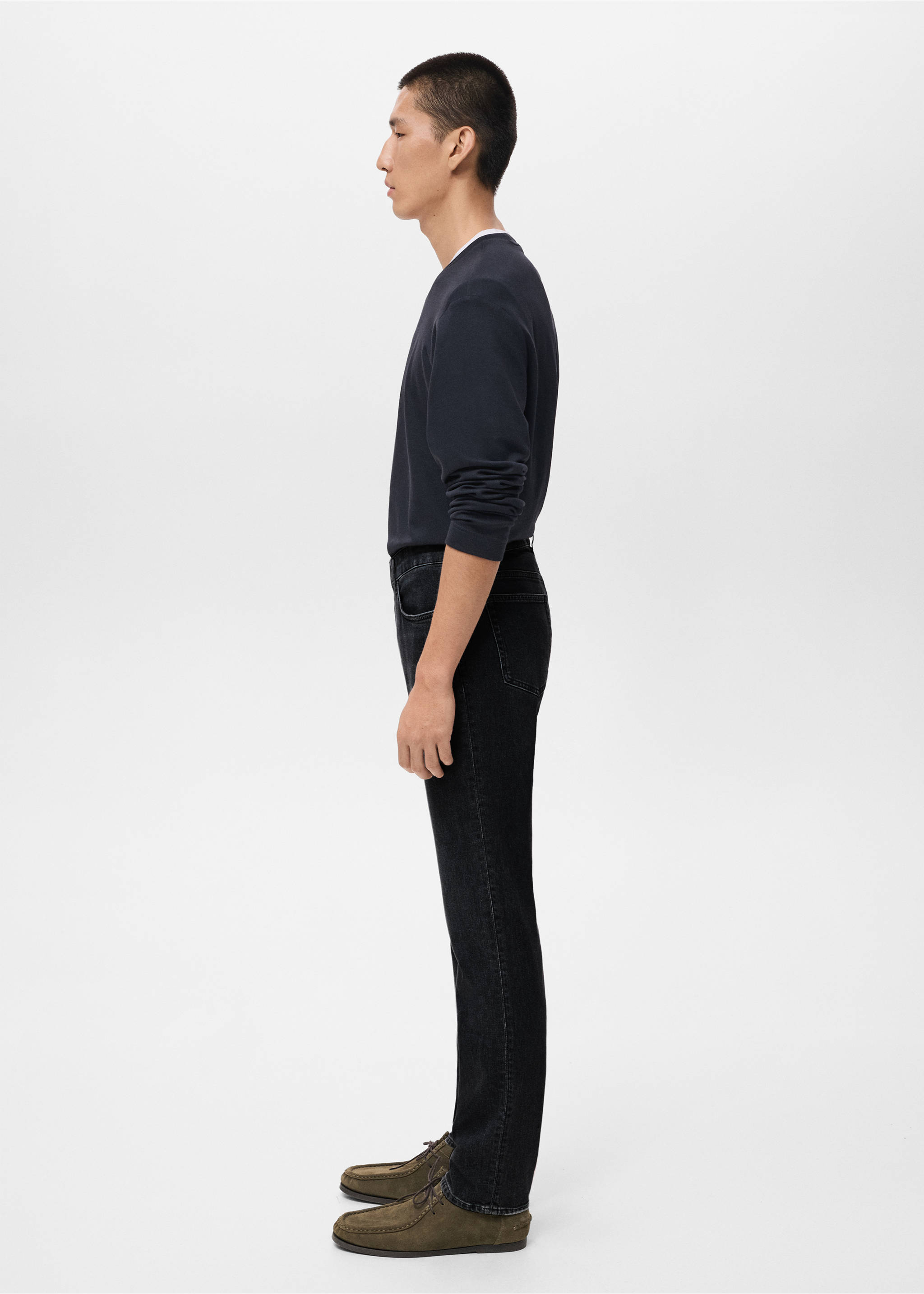 Jeans Patrick slim fit Ultra Soft Touch - Detalle del artículo 2, Denim negro. Ref: 17045970-00.