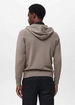 Thermoregulating zip-up sweatshirt — Medium Brown 3