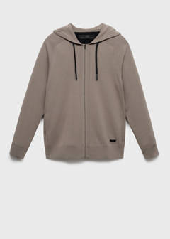 Thermoregulating zip-up sweatshirt — Medium Brown 7