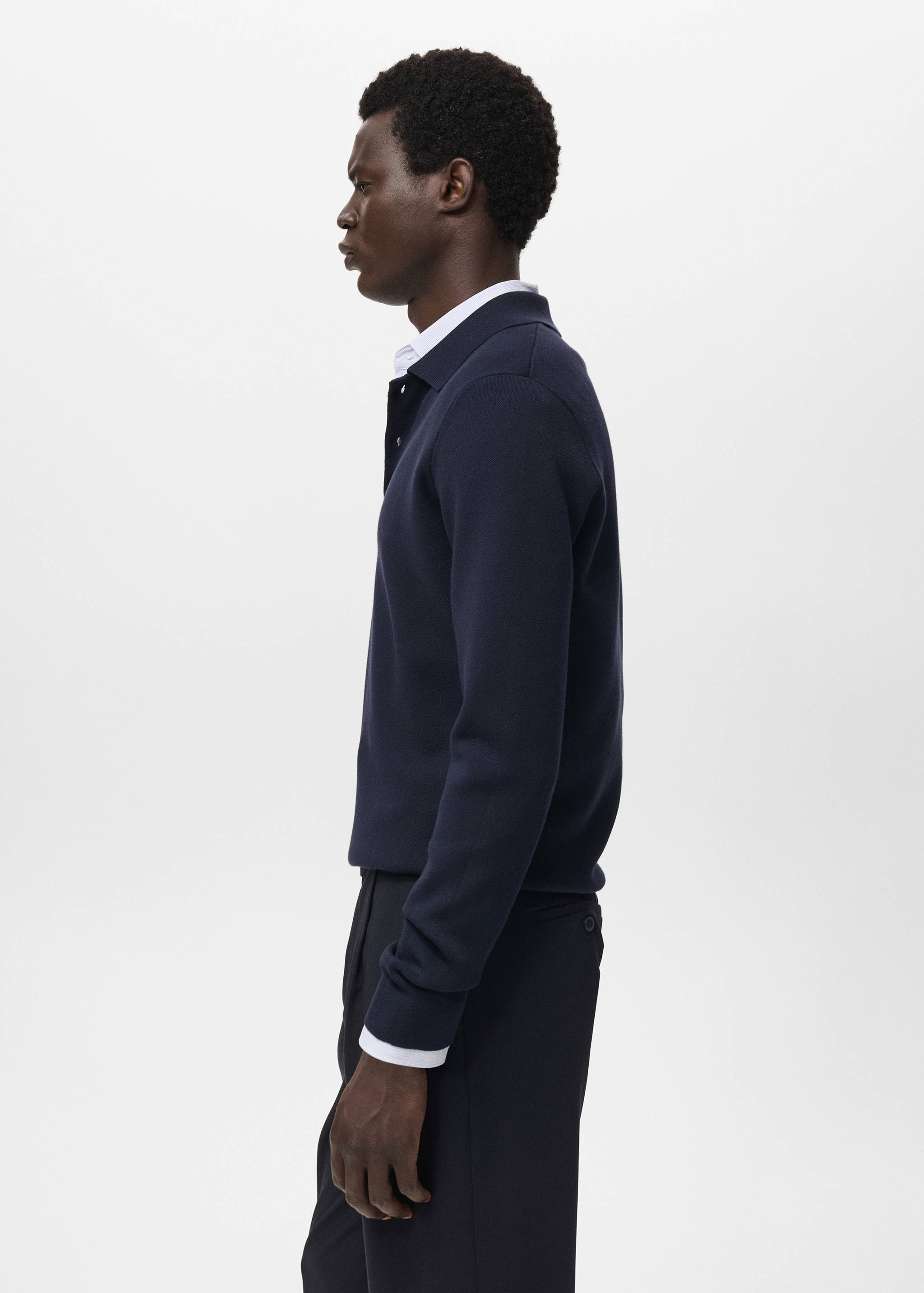 Pull-over maille col polo - Détail de l'article 2