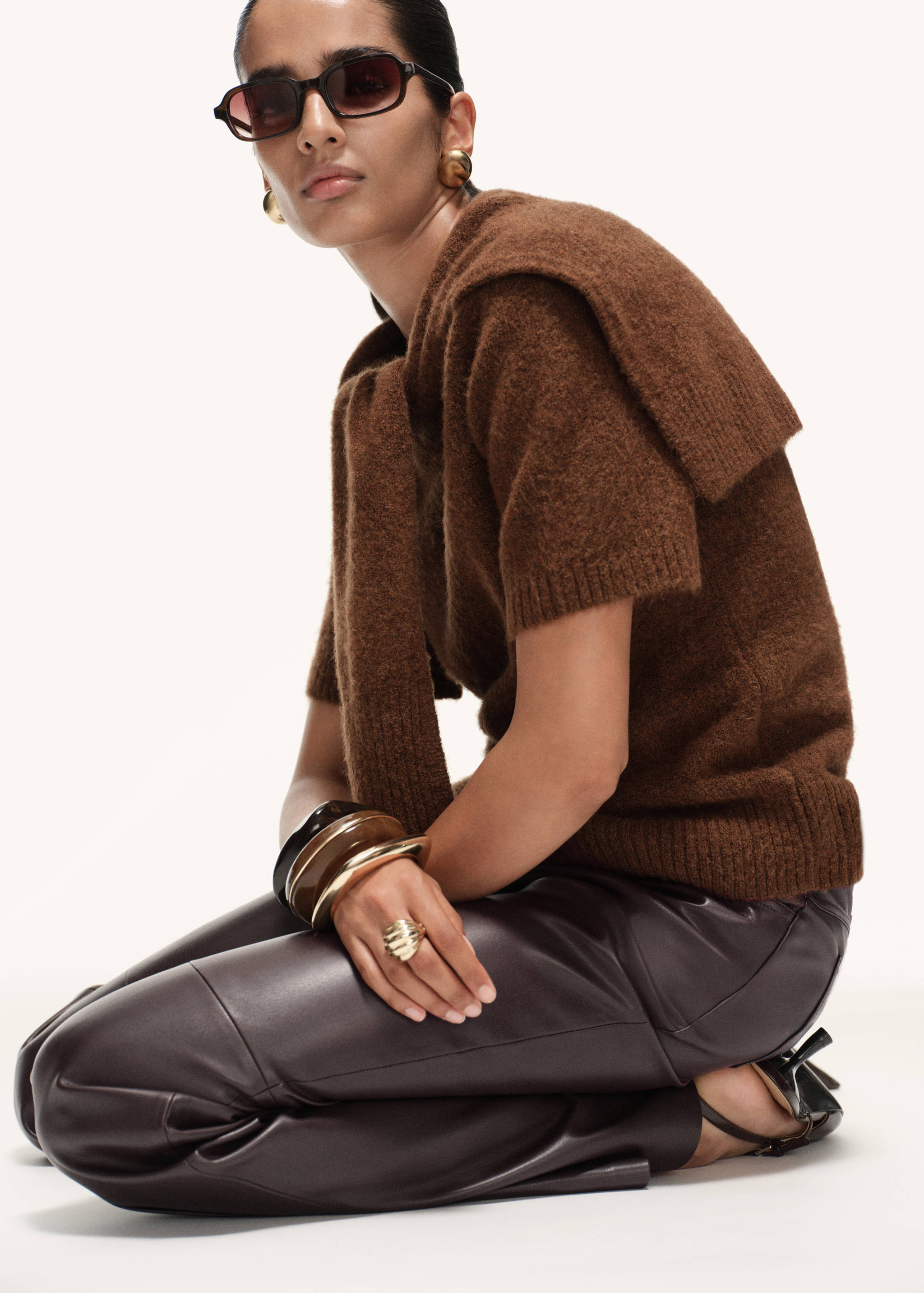 Pantaloni flare similpelle - Dettaglio dell'articolo 6