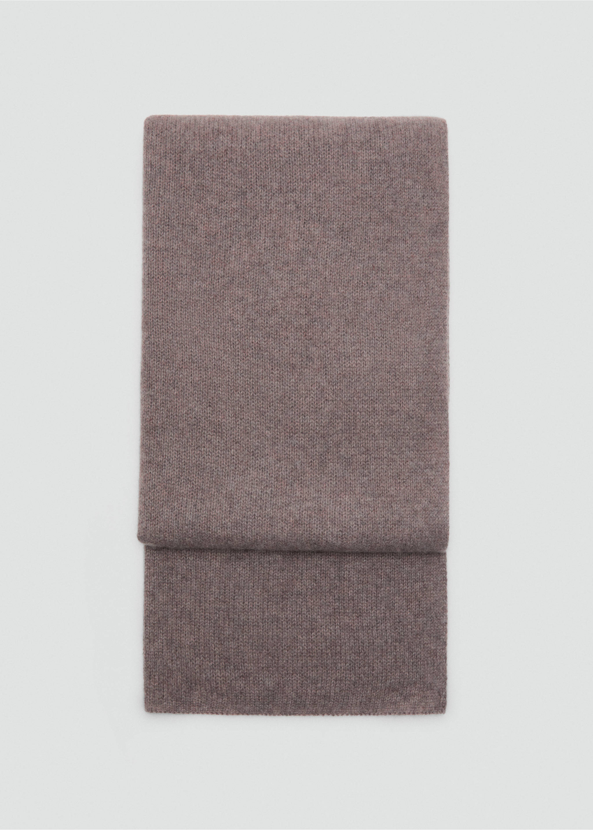 100% cashmere scarf - Article without model, Medium Brown. Ref: 17045976-00.