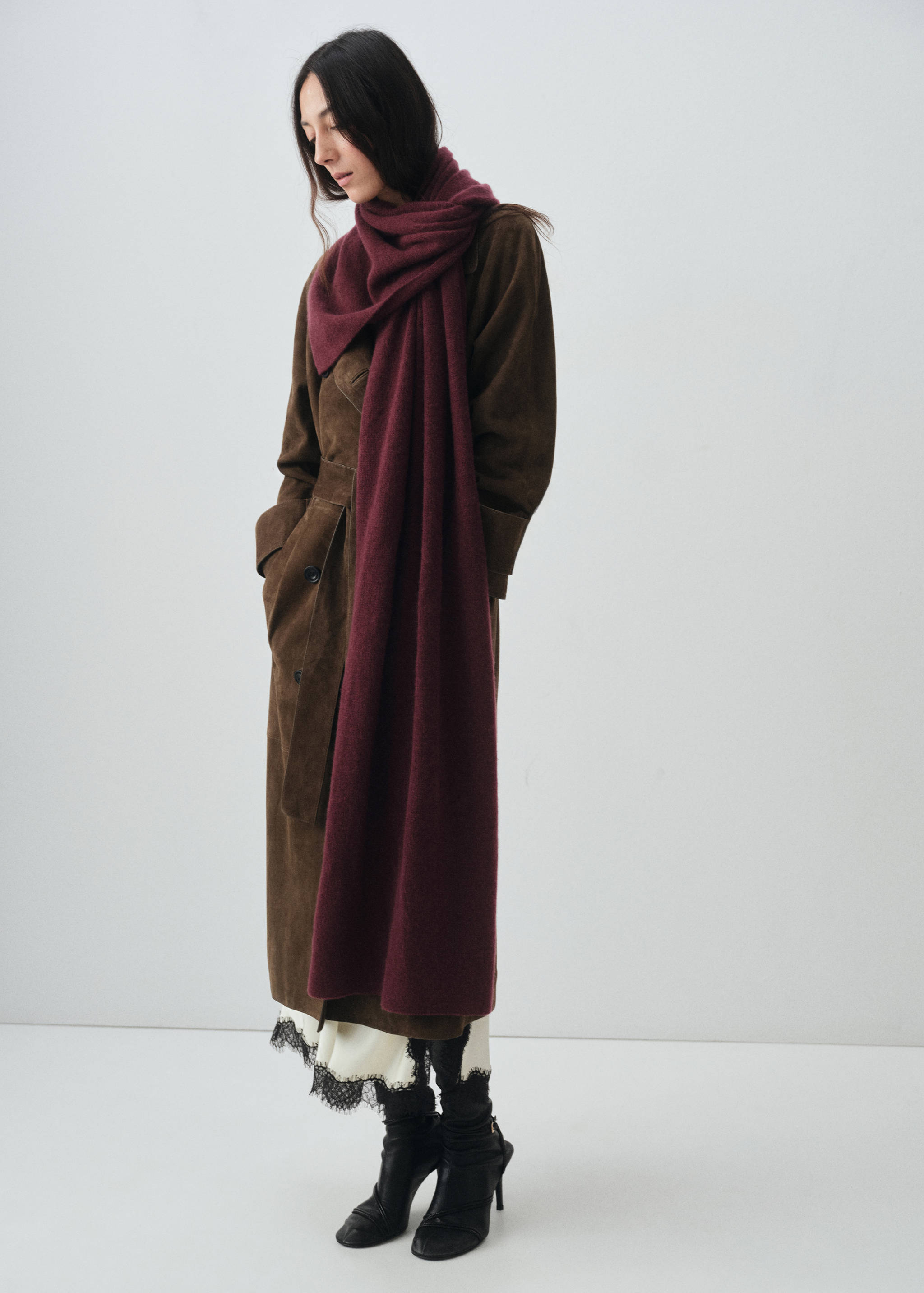 Écharpe 100 % cachemire - Plan général