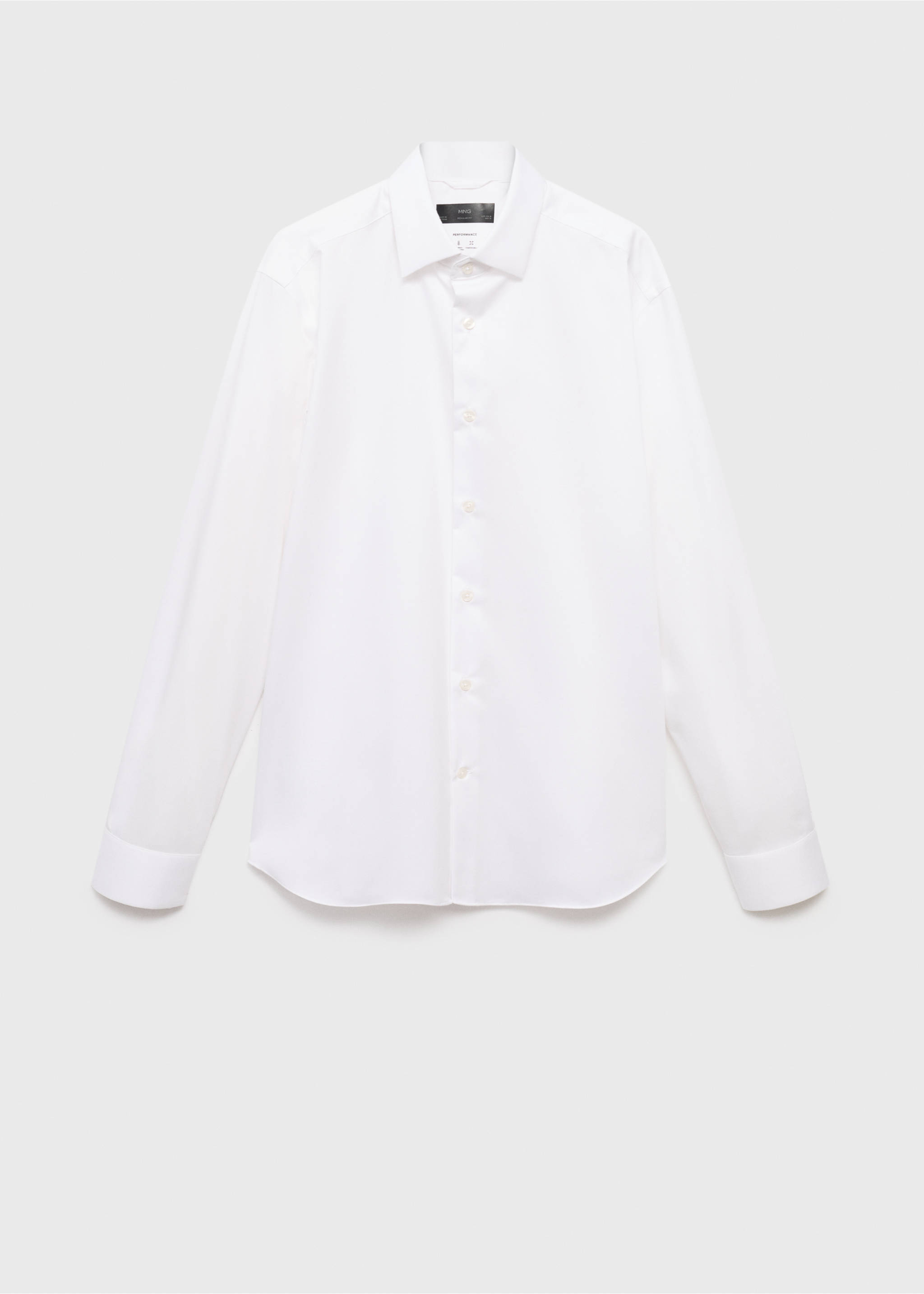 Chemise comfort stretch non-iron - Article sans modèle, Blanc. Ref: 17045980-00.