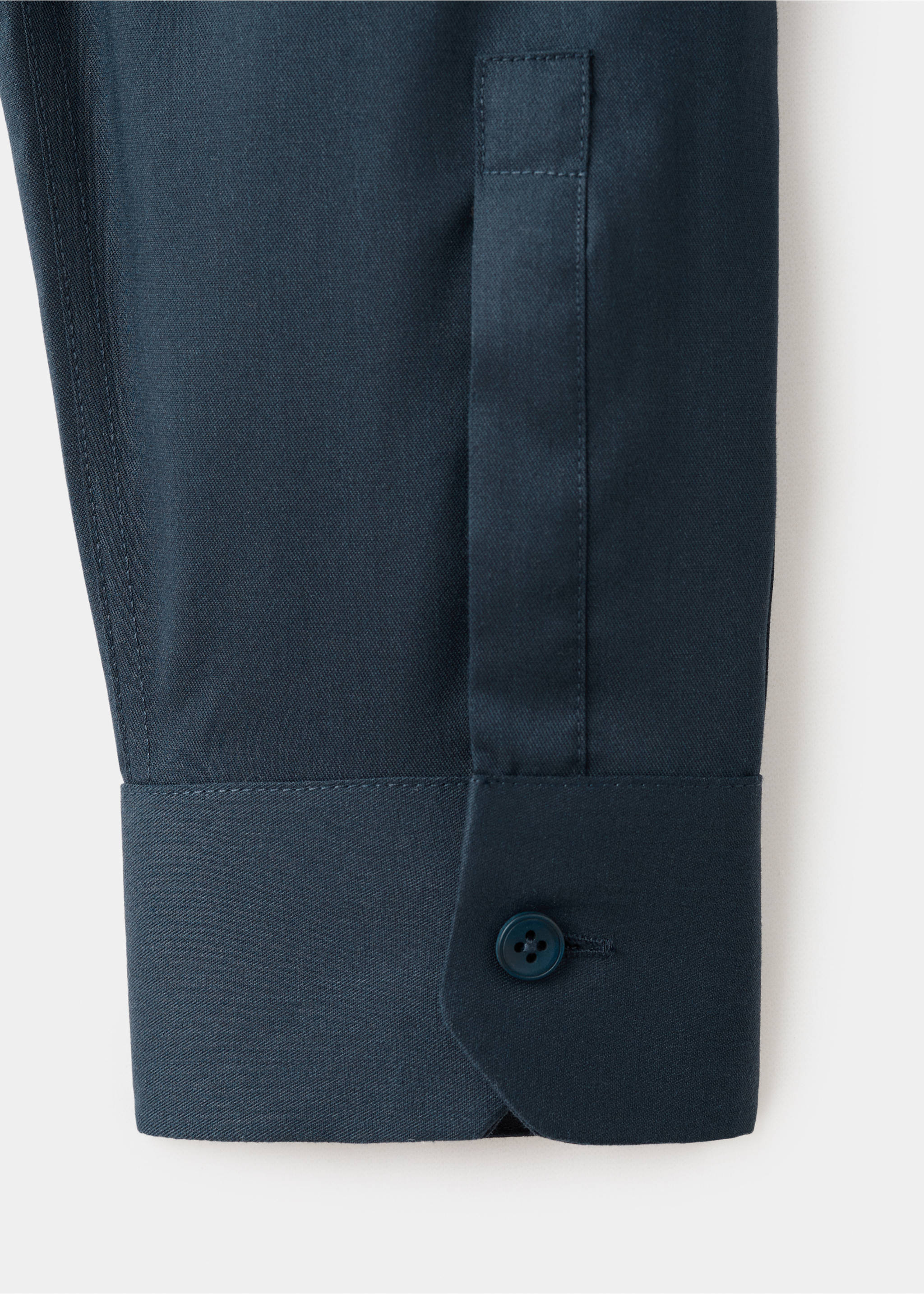 Chemise comfort stretch non-iron - Détail de l'article 0, Bleu marine. Ref: 17045980-00.