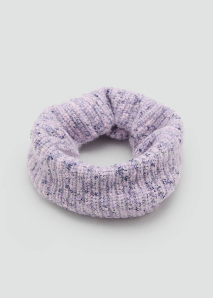Flecked knit scarf - thumbnail 3