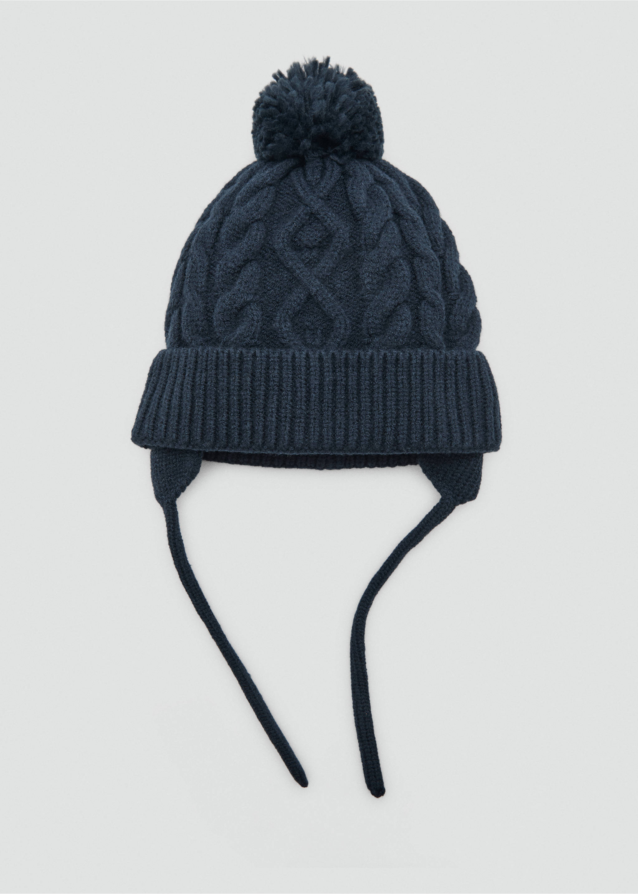 Gorro punto borla - Artículo sin modelo, Azul marino. Ref: 17045985-00.