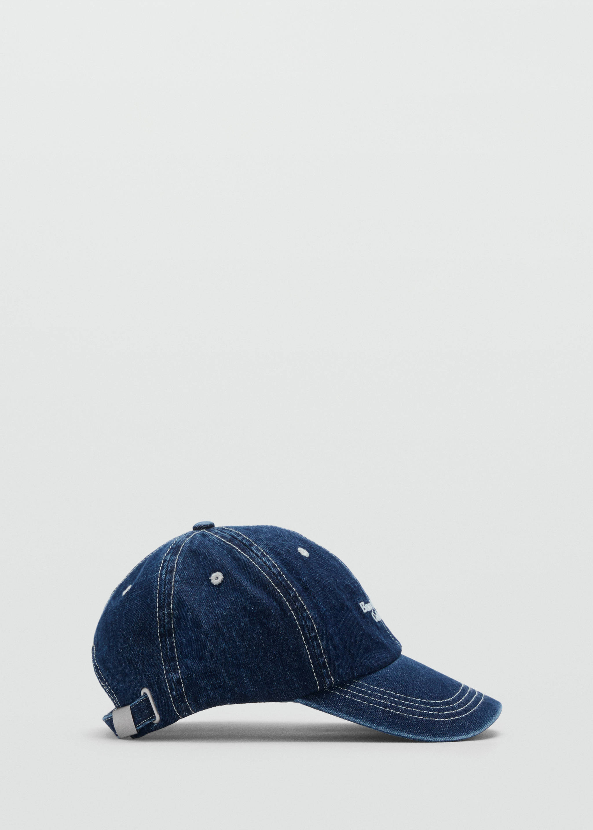 Embroidered denim cap - Article without model