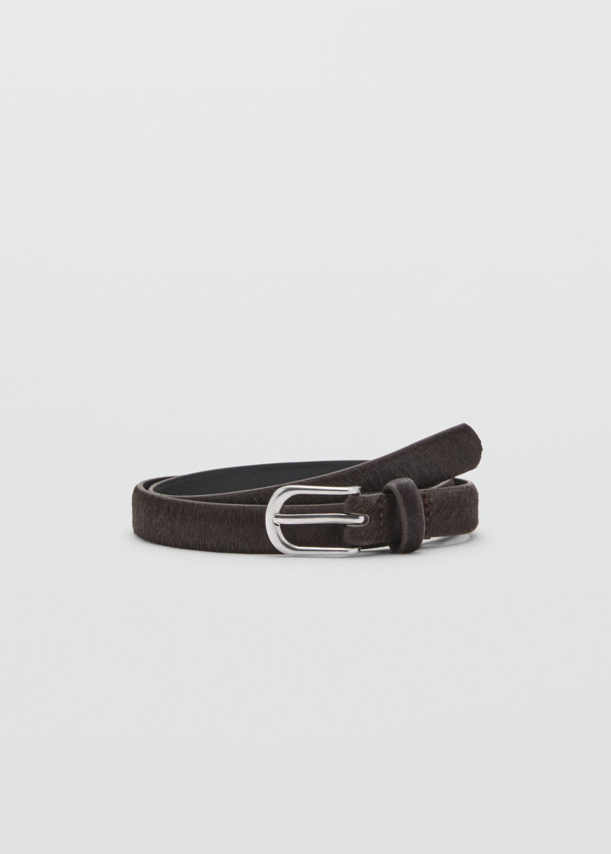 Leather fur belt - Article without model