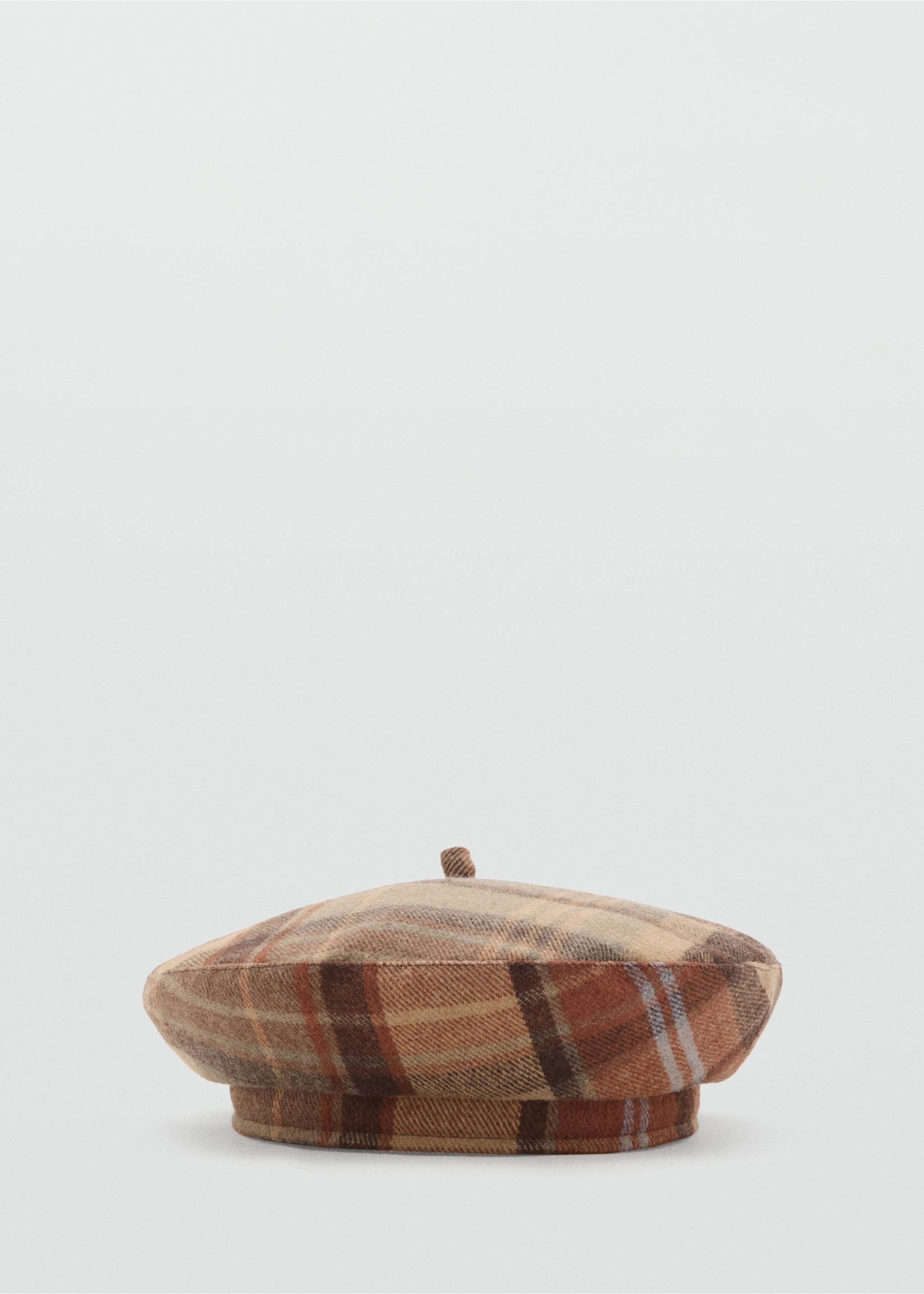 Check beret - Article without model, Brown. Ref: 17045993-00.