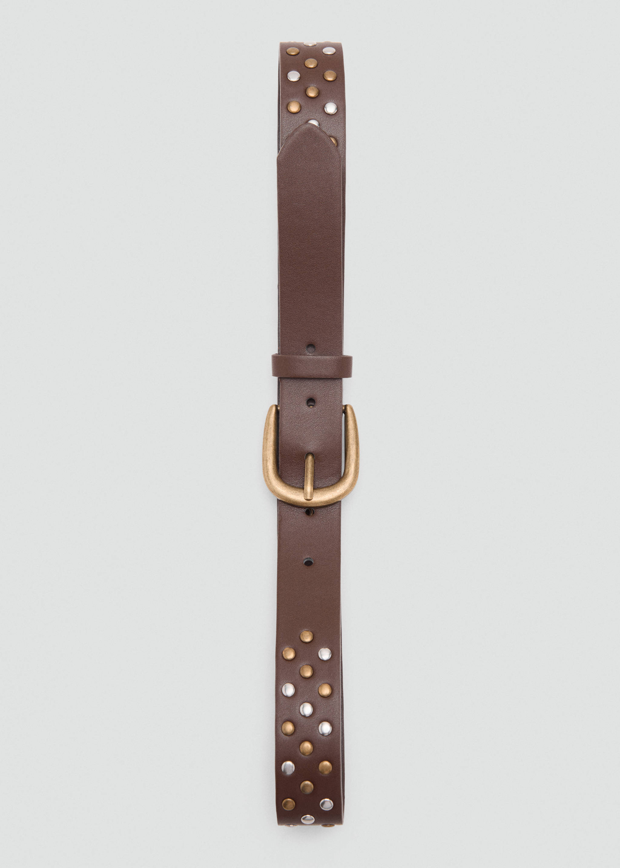 Studded faux-leather belt - Details of the article 2