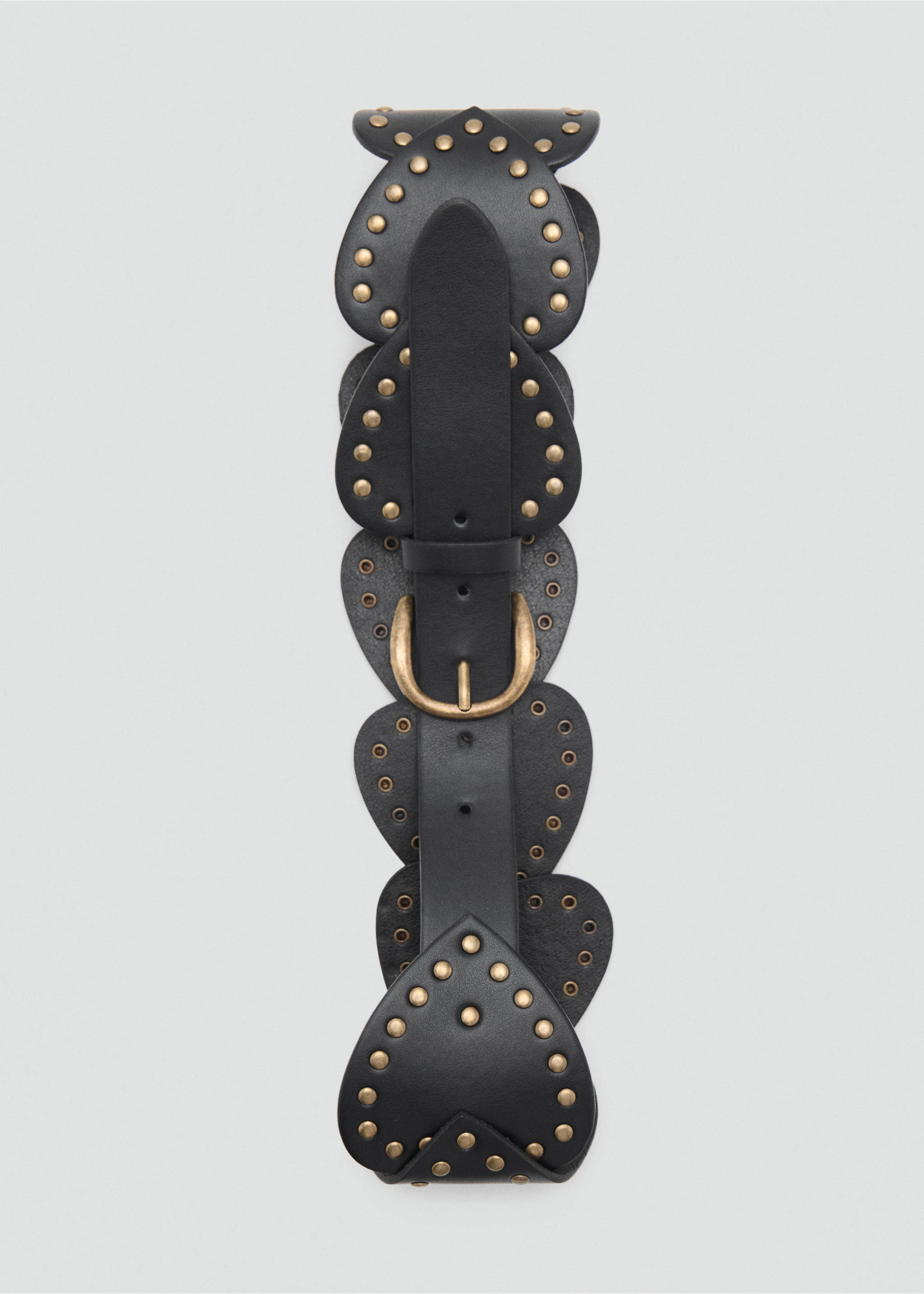 Cinturó cors tatxes - Detall de l'article 2, Negre. Ref: 17045996-00.