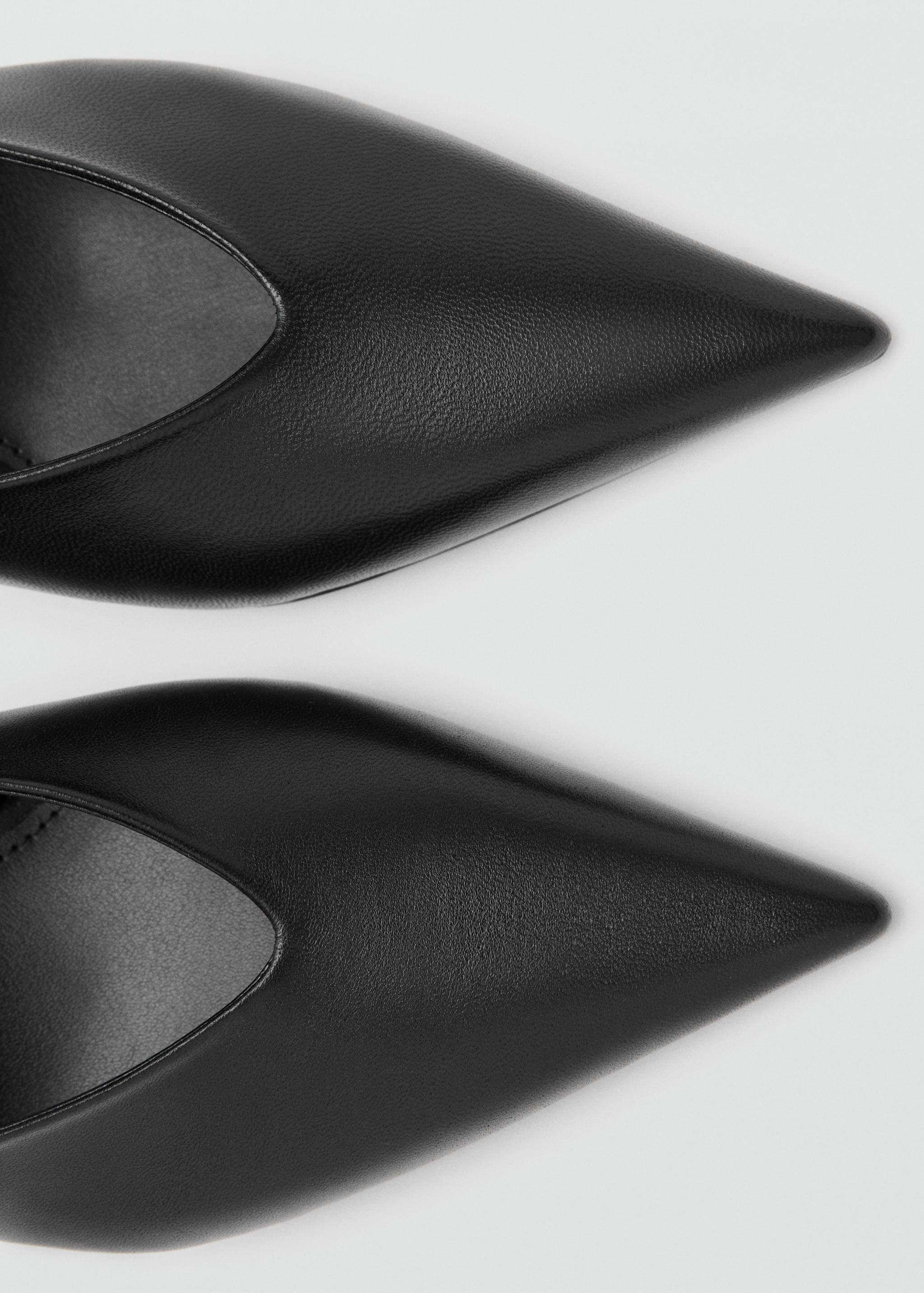 Pointed-toe leather heeled shoes - Details of the article 2