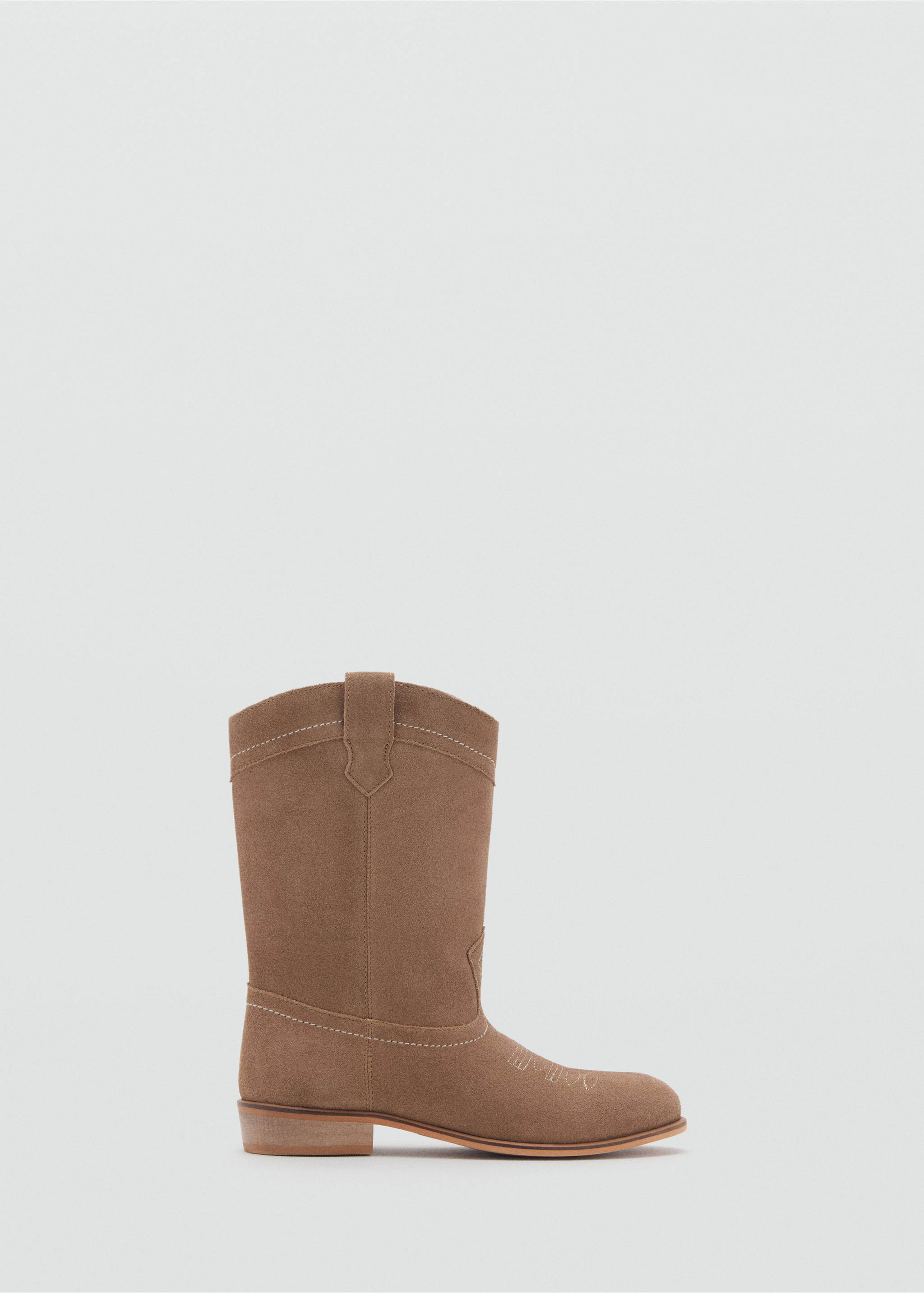 Suede leather boots - Article without model, Sand. Ref: 17046329-00.