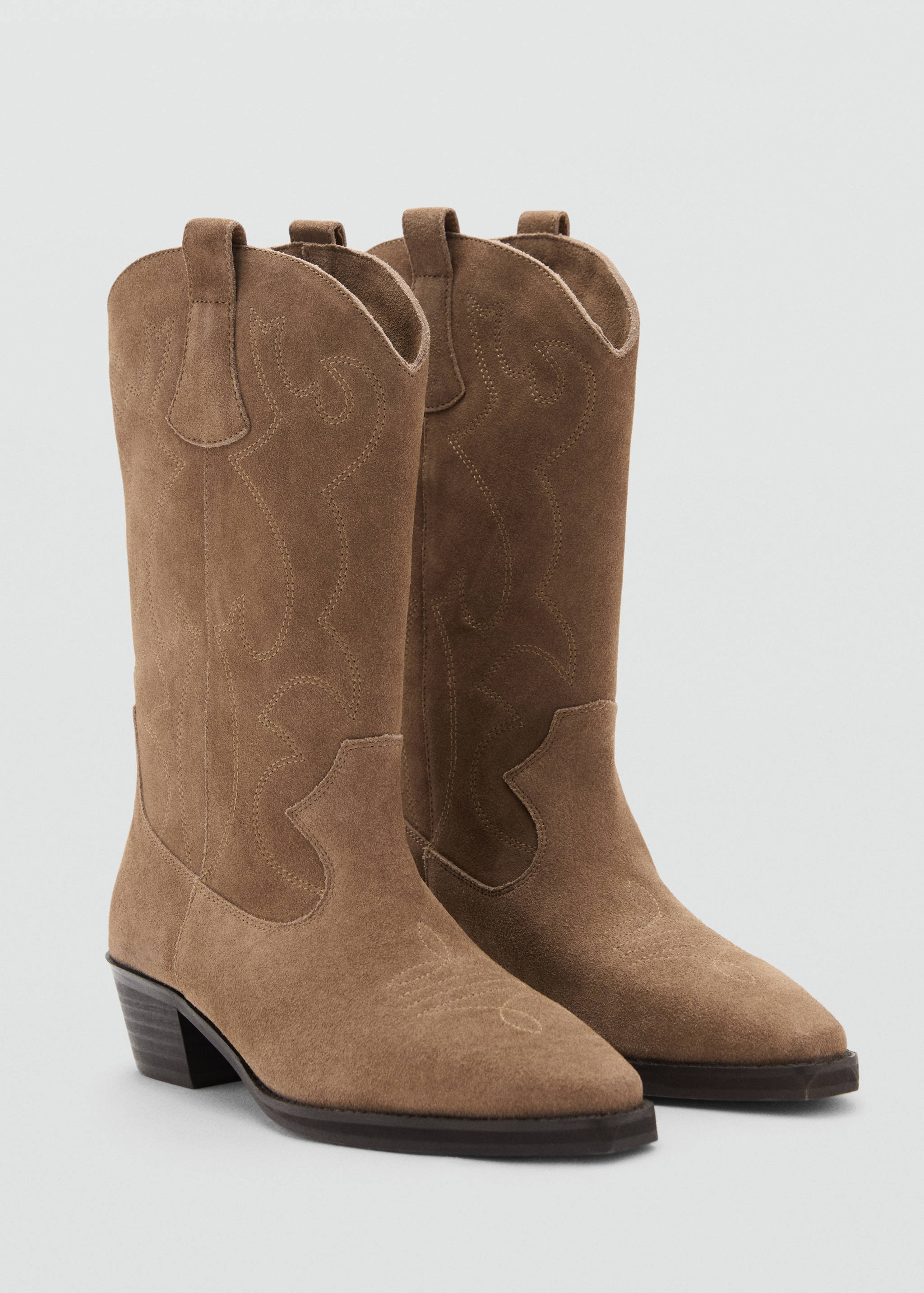 Cowboy leather boots - Medium plane