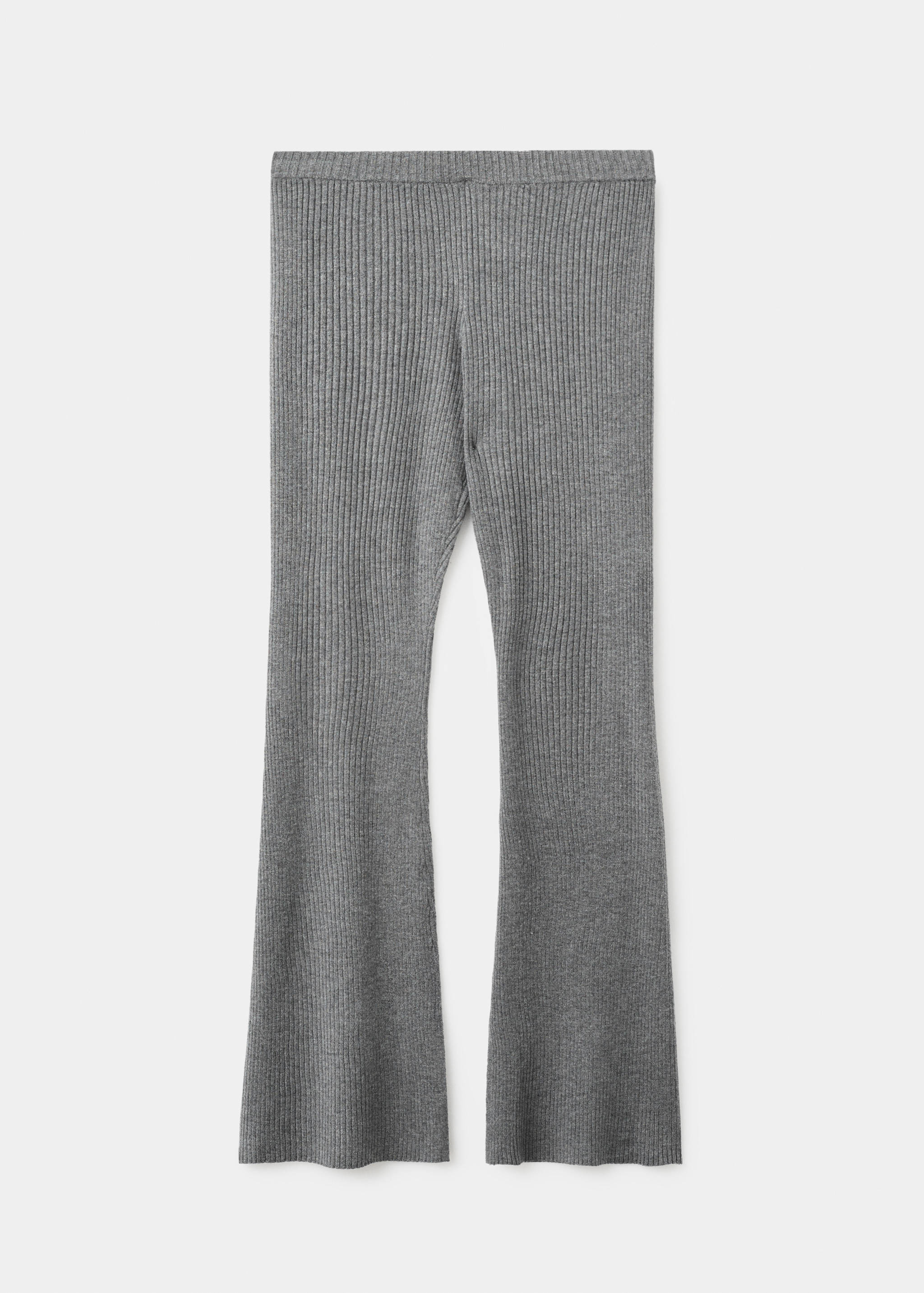 Ribbed flared pants - Article without model