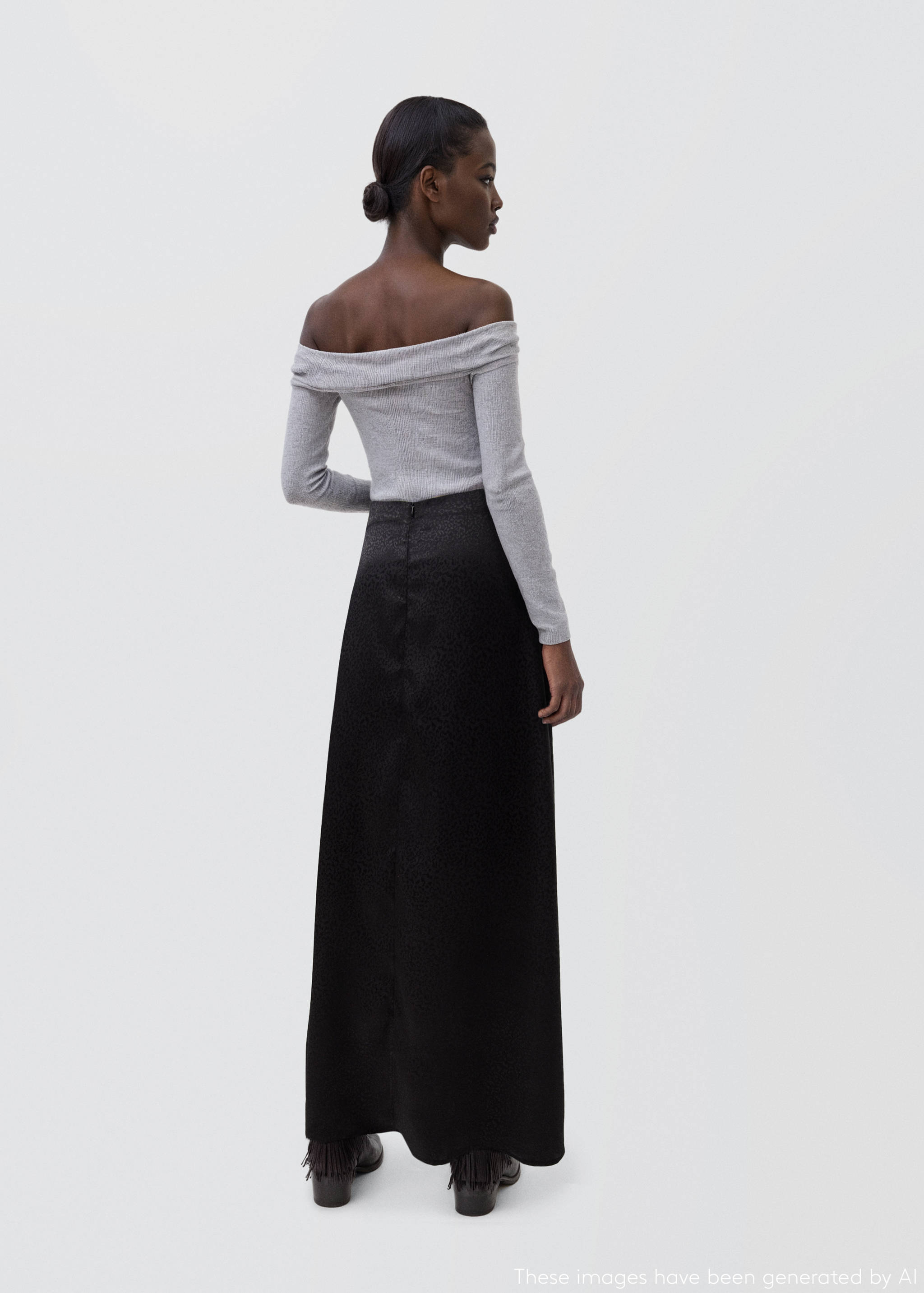 Faldilla llarga lleopard - Revers de l'article