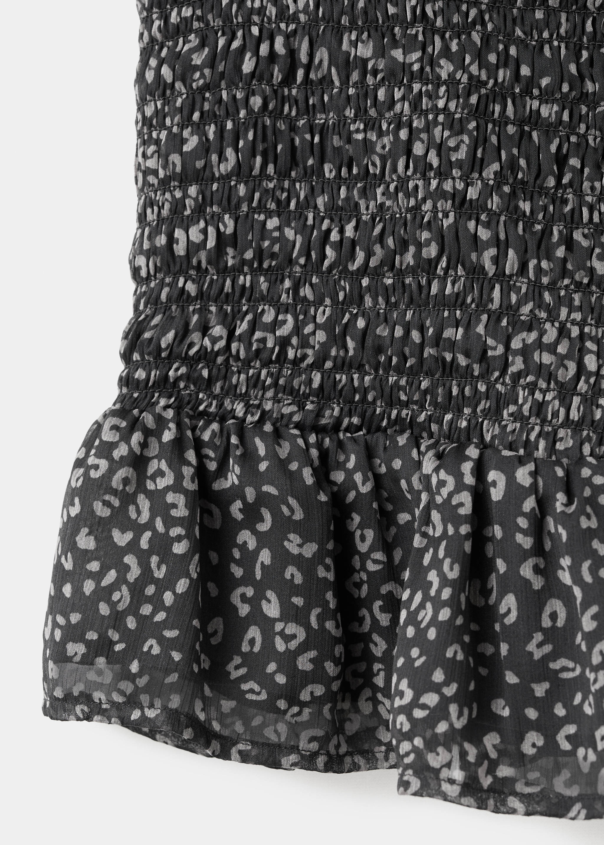 Leopard-print skirt with ruffles - Details of the article 8