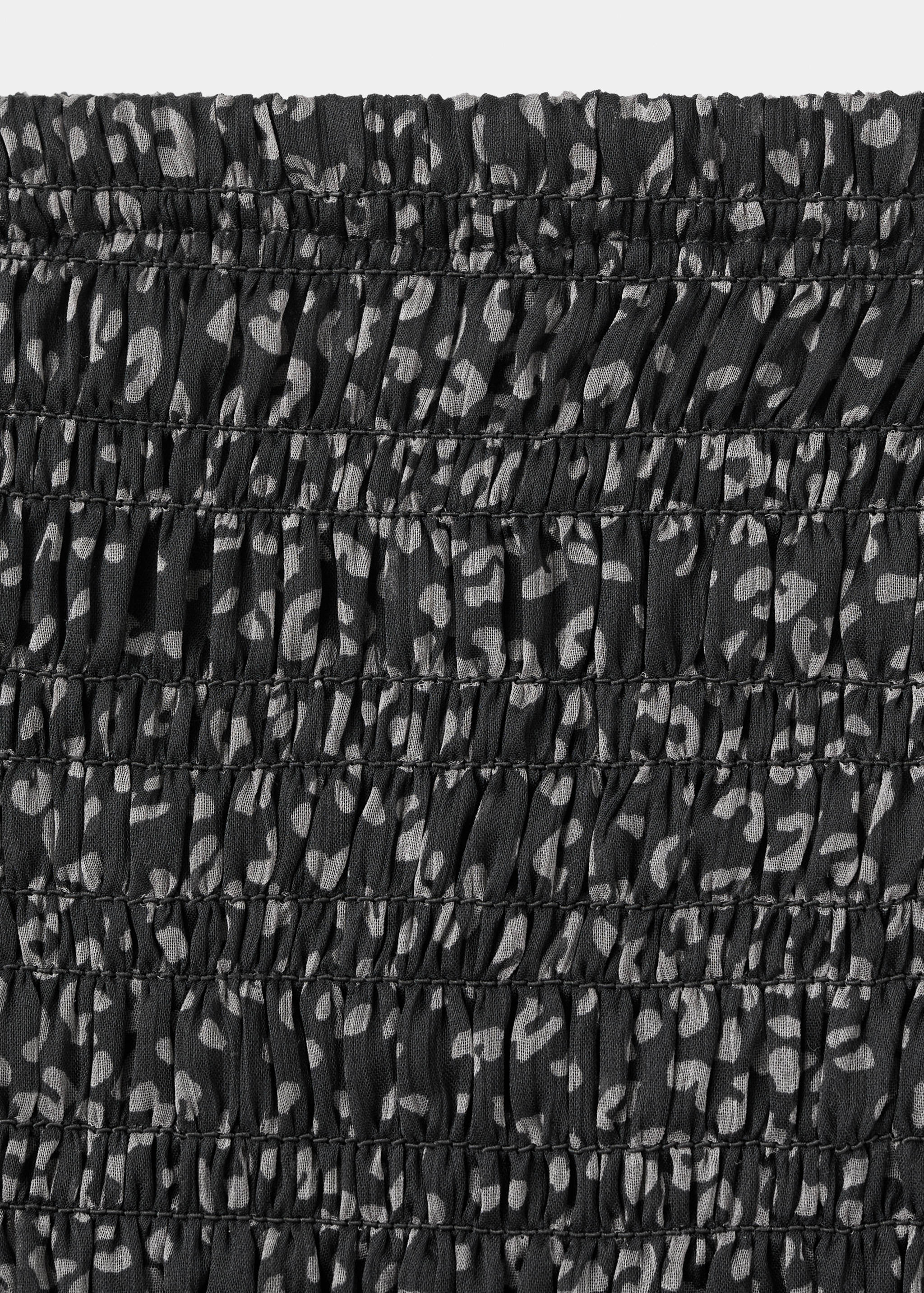 Leopard-print skirt with ruffles - Details of the article 0