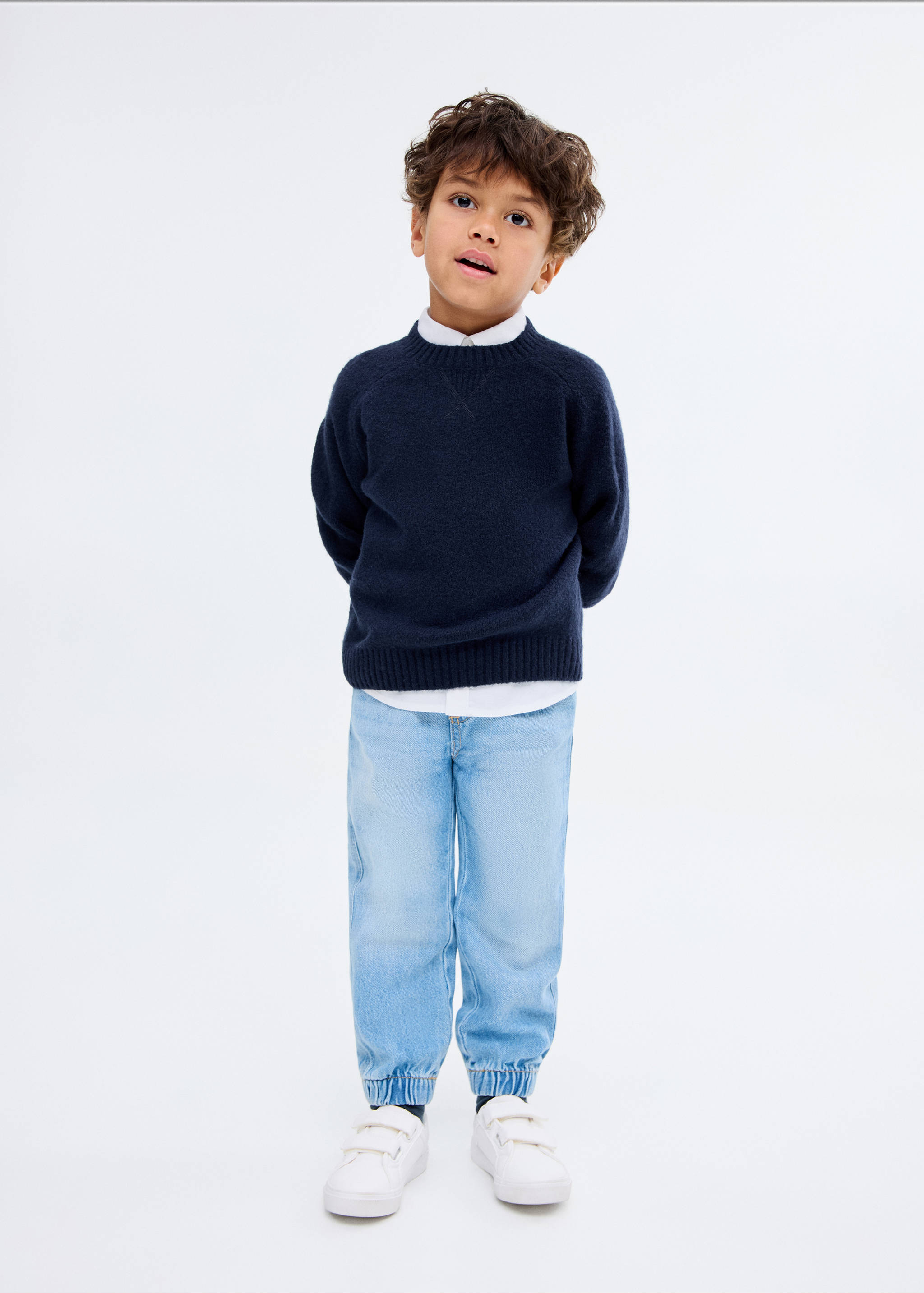 Jersey punto - Plano general, Azul marino. Ref: 17046336-00.