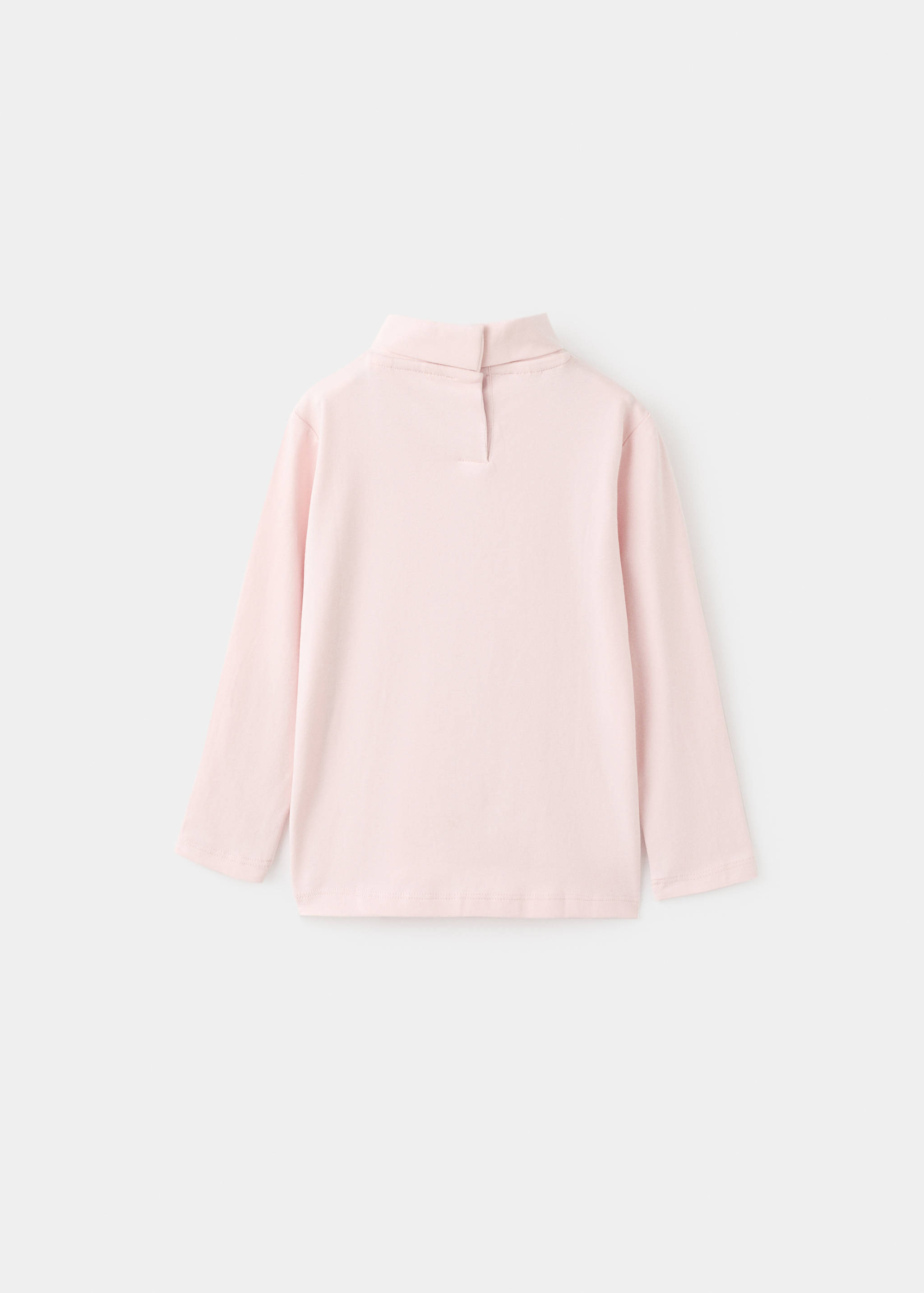 Turtleneck cotton T-shirt - Reverse of the article