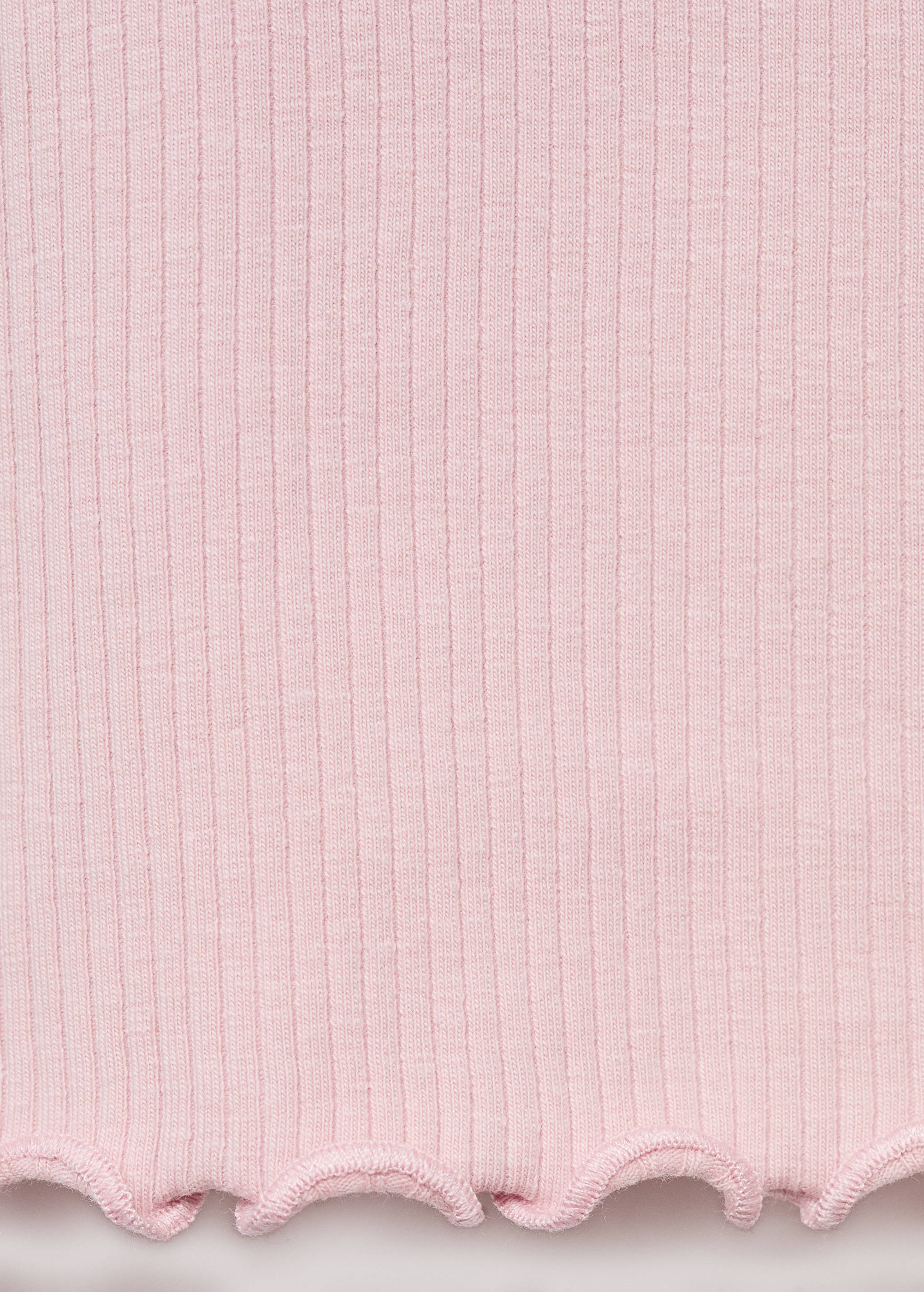 Ribbed high neck t-shirt - Details of the article 0