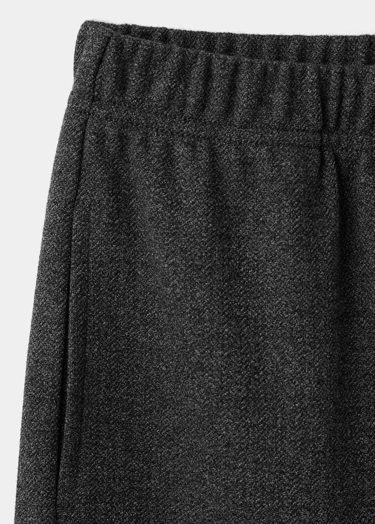 Straight knitted trousers — Dark Heather Grey
