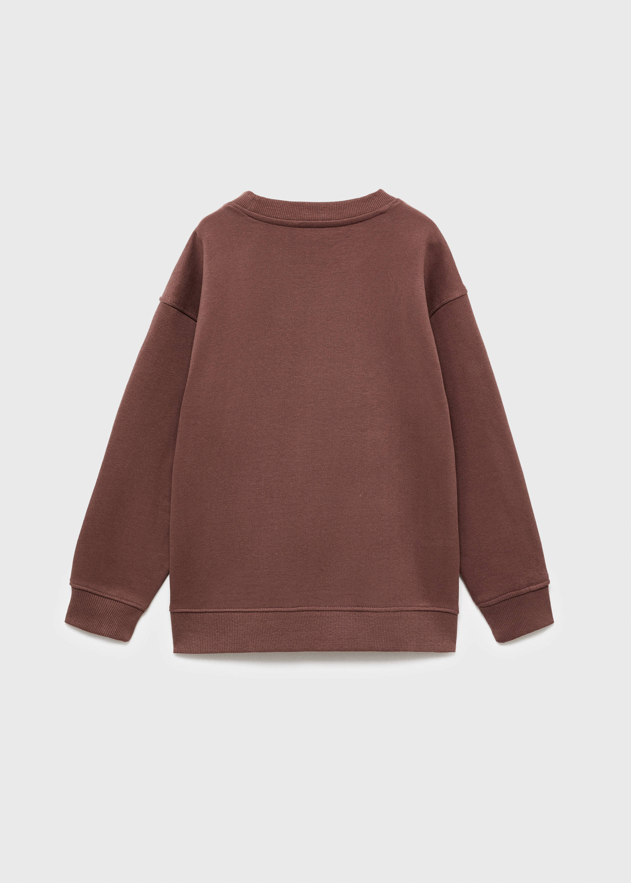 Embroidered cotton sweatshirt - Reverse of the article