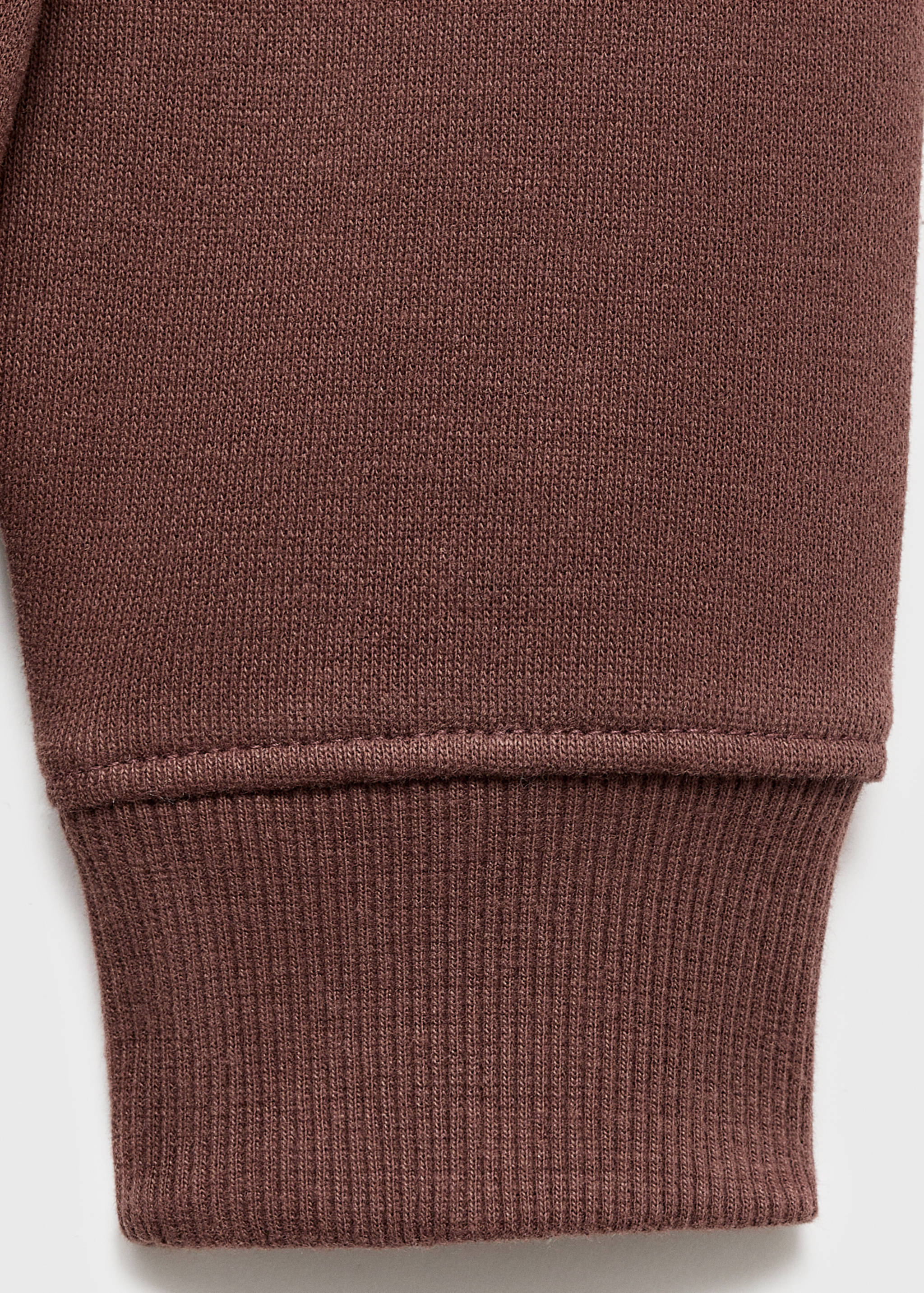 Embroidered cotton sweatshirt - Details of the article 0