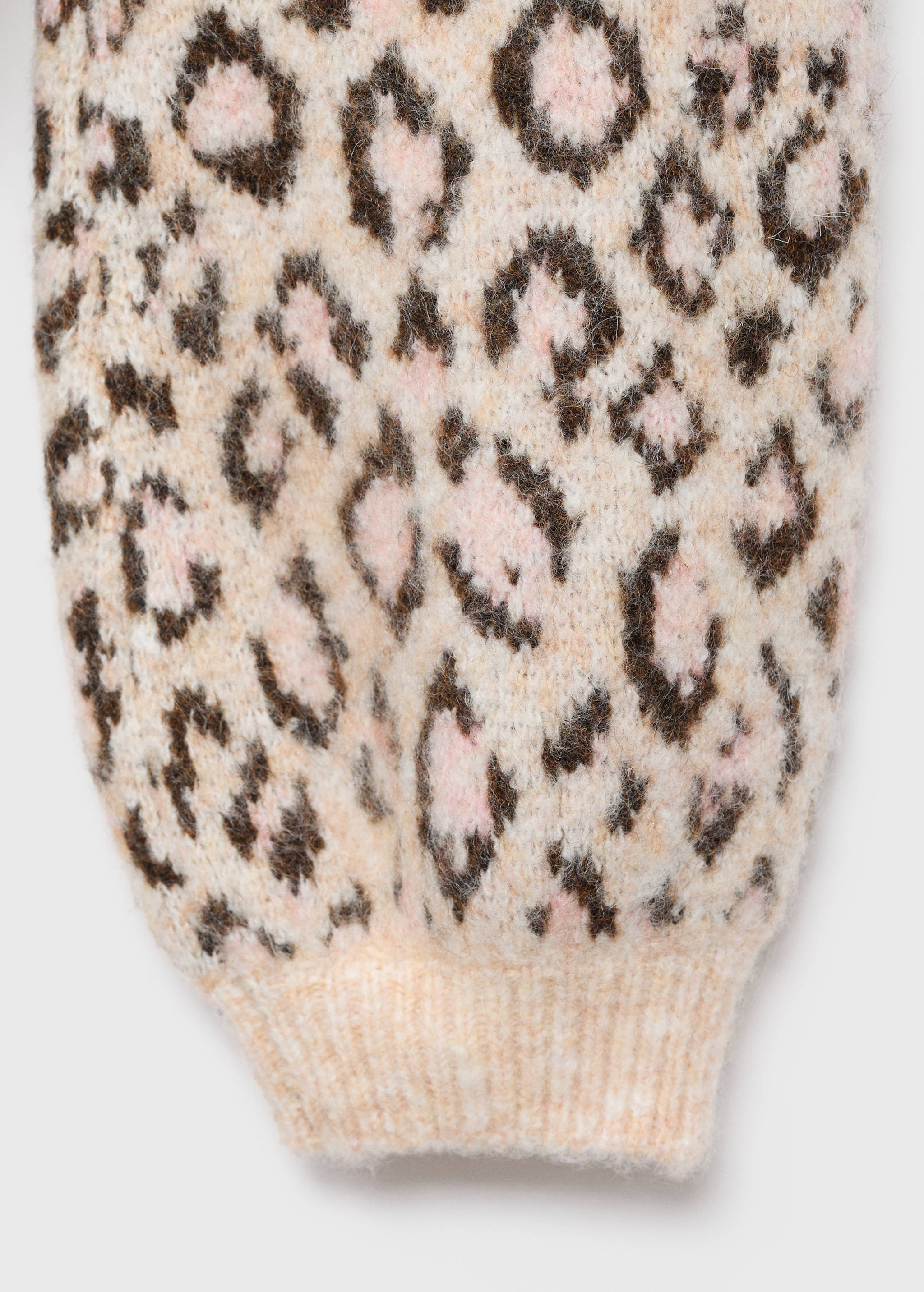 Leopard-print knitted sweater - Details of the article 8