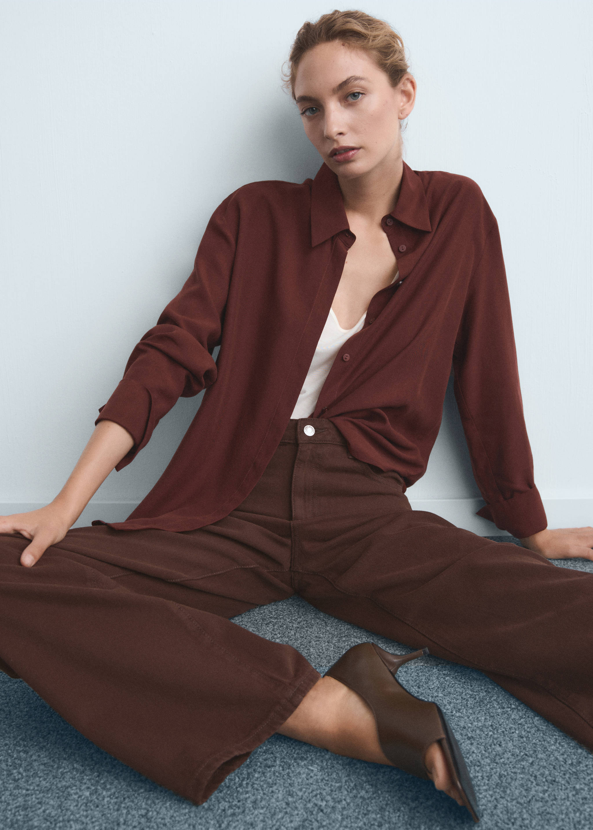 Danila high-waisted wide leg jeans - Details of the article 2